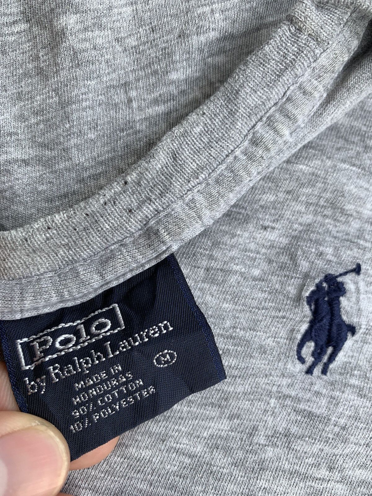 Polo Ralph Lauren Vintage 90s Polo Ralph Lauren Embroided logo Tshirt Size US L / EU 52-54 / 3 - 2 Thumbnail