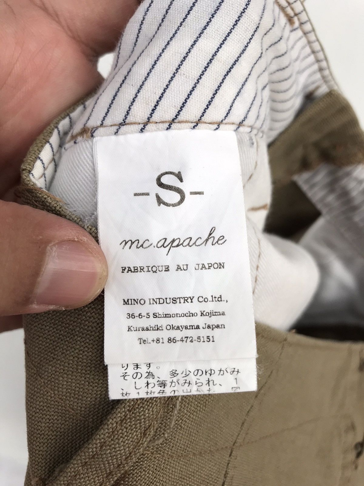 Japanese Brand Mc Apache Rare Design Style Size US 30 / EU 46 - 7 Thumbnail