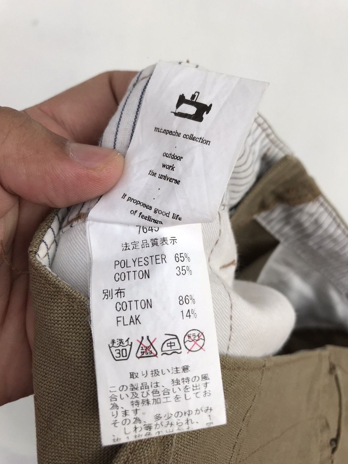 Japanese Brand Mc Apache Rare Design Style Size US 30 / EU 46 - 8 Thumbnail