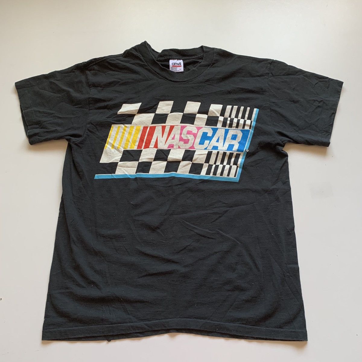 NASCAR × Vintage Vintage 1990s Nascar Racing Promo Graphic T Shirt Large Rare Size US L / EU 52-54 / 3 - 1 Thumbnail