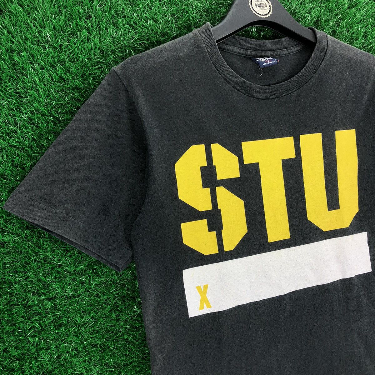 Stussy × Vintage Vintage 90's Stussy Big Spell Out Logo Back Hit Size US XS / EU 42 / 0 - 2 Thumbnail