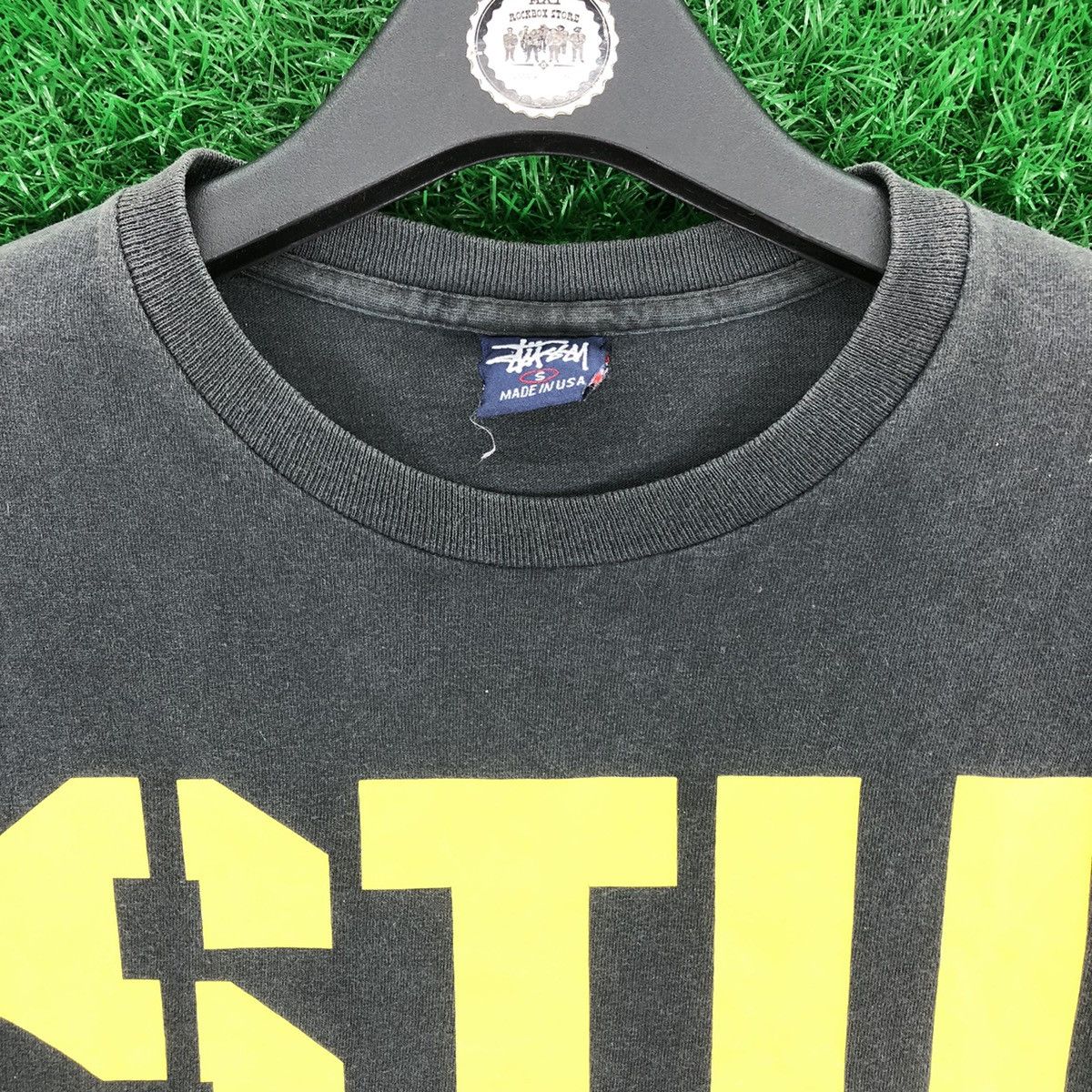 Stussy × Vintage Vintage 90's Stussy Big Spell Out Logo Back Hit Size US XS / EU 42 / 0 - 7 Thumbnail