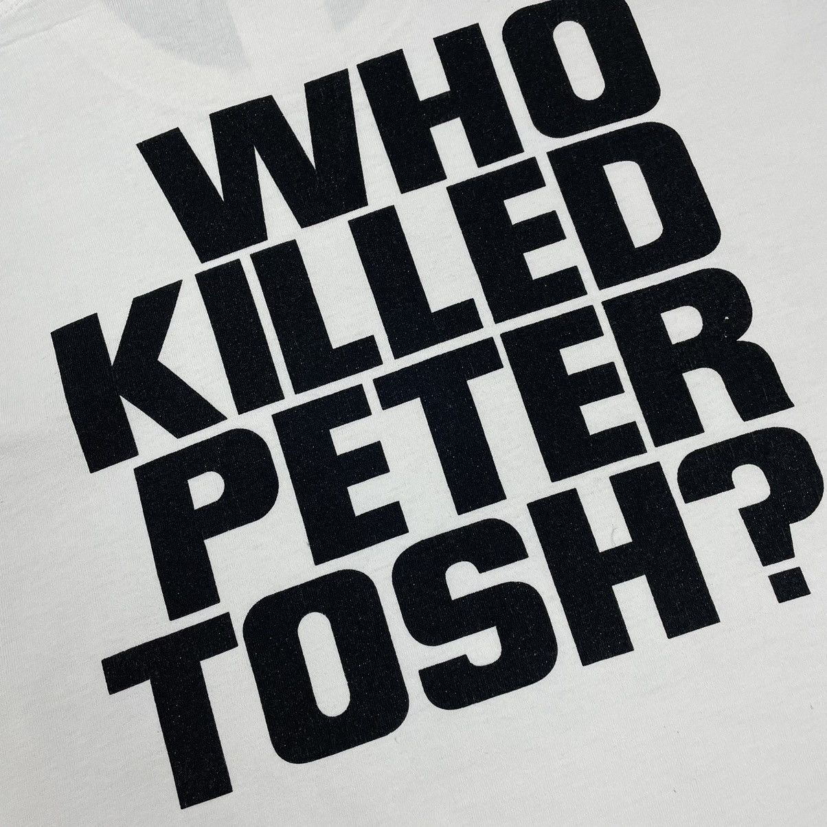 MasterPiece Vintage Rare Masterpiece Who Killed Peter Tosh Longsleeve Size US XL / EU 56 / 4 - 11 Thumbnail