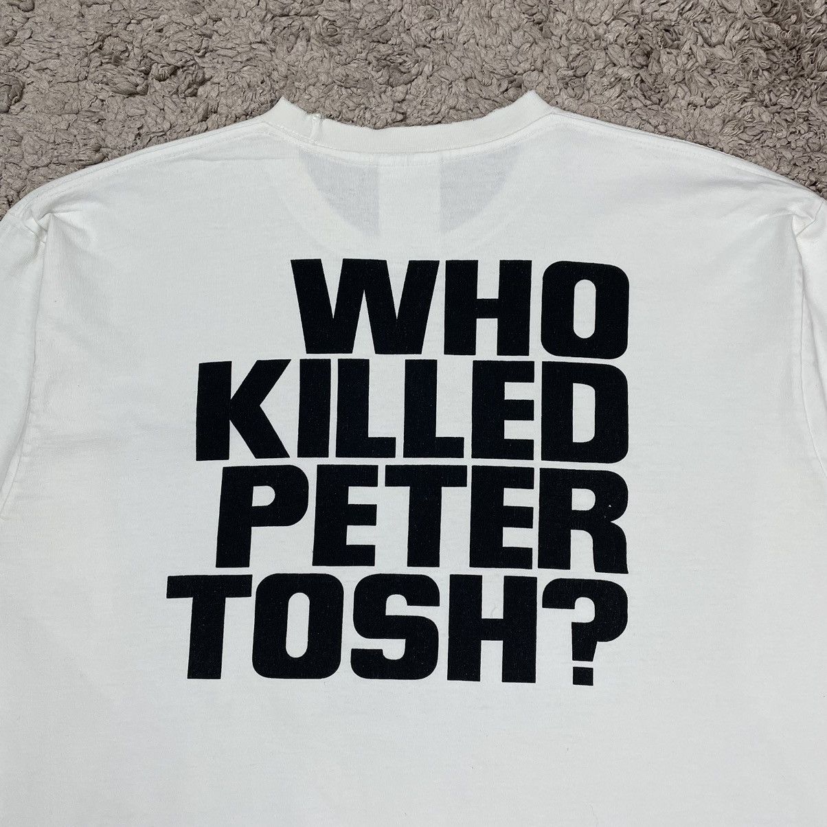 MasterPiece Vintage Rare Masterpiece Who Killed Peter Tosh Longsleeve Size US XL / EU 56 / 4 - 10 Thumbnail