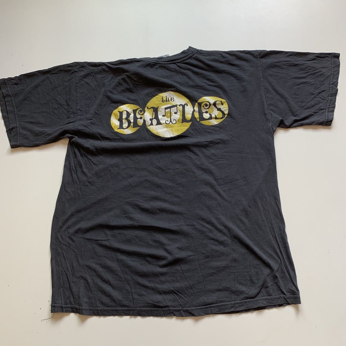 Band Tees Vintage 90s The Beatles Graphic Bootleg Band T Shirt Rare Size US L / EU 52-54 / 3 - 3 Thumbnail