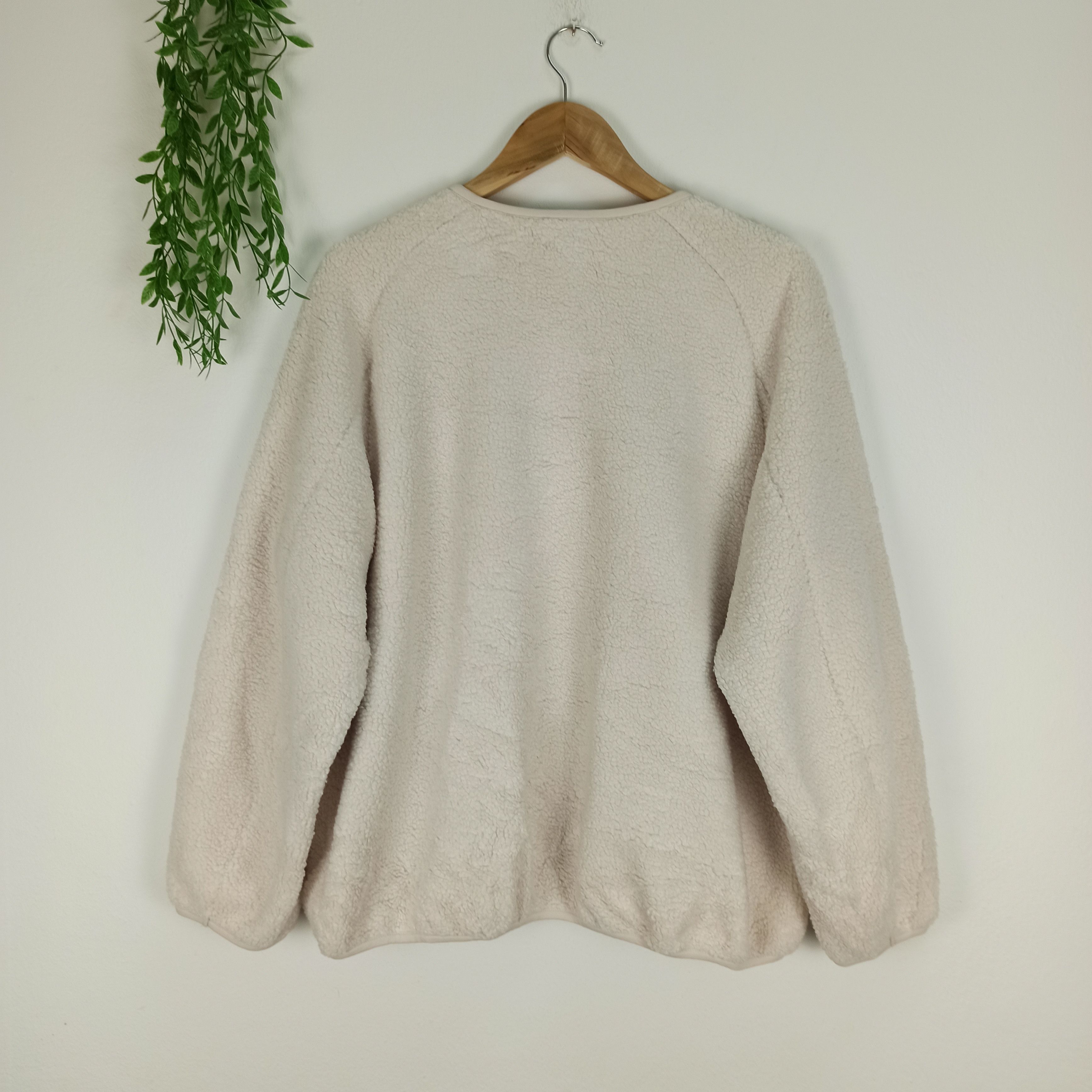 Other Rare🔥 Deep Pile Fleece Sherpa Zipper Up Cardigan Size US XL / EU 56 / 4 - 5 Thumbnail