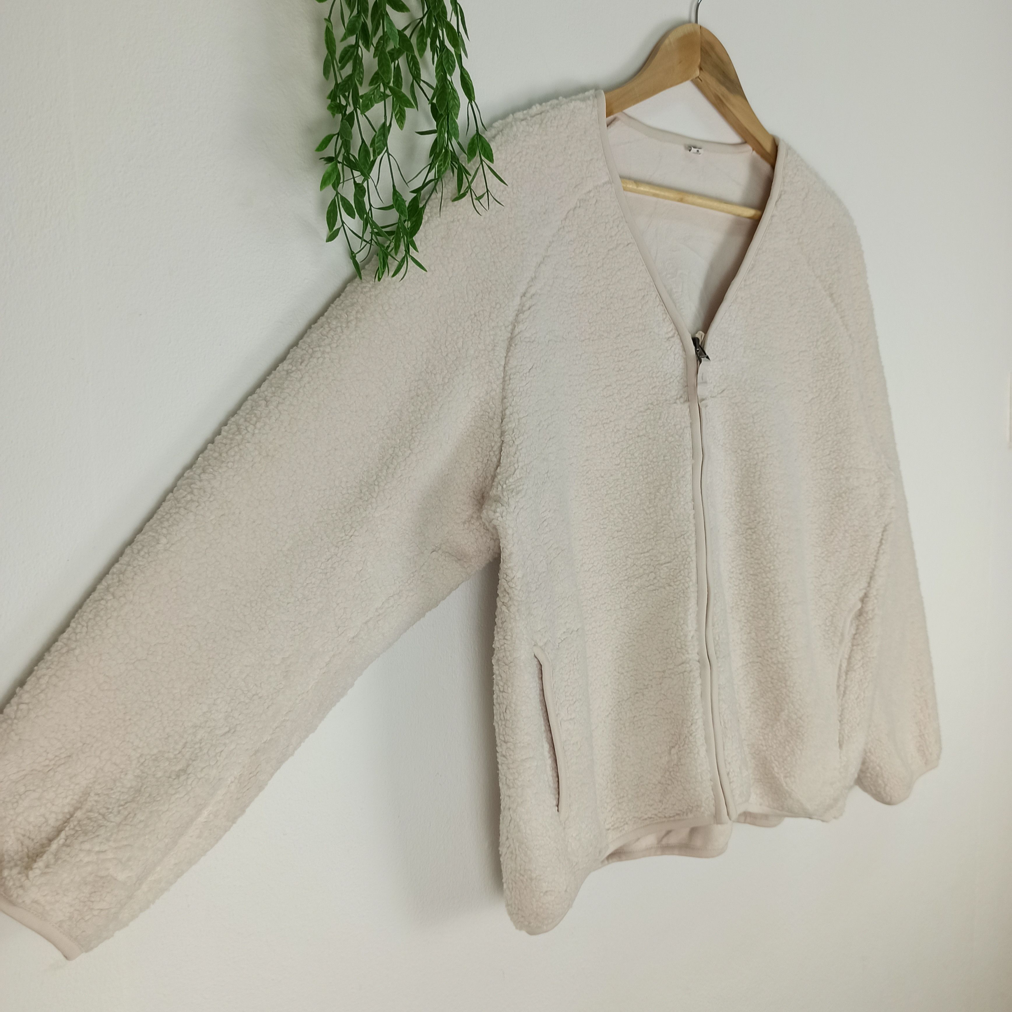 Other Rare🔥 Deep Pile Fleece Sherpa Zipper Up Cardigan Size US XL / EU 56 / 4 - 4 Thumbnail