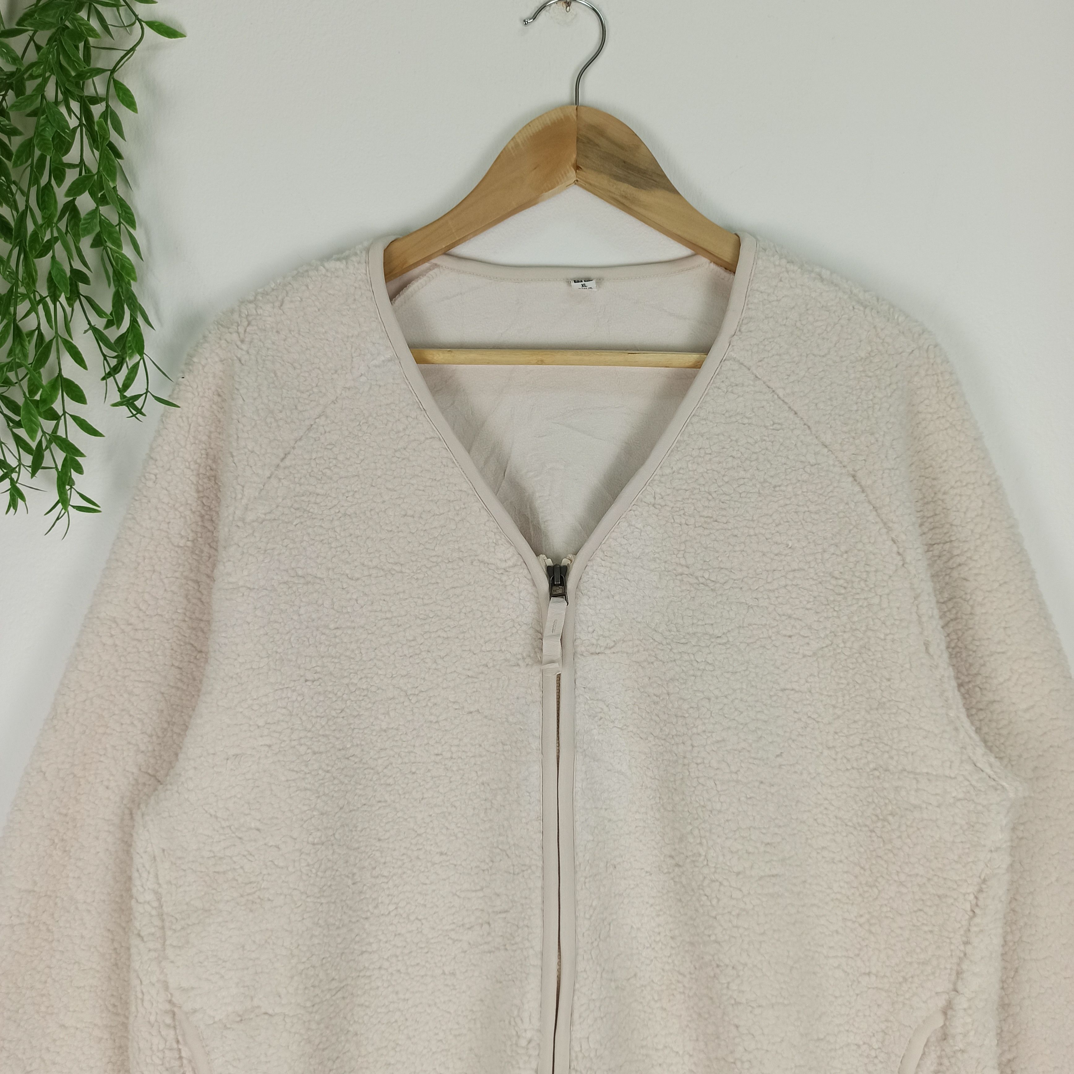 Other Rare🔥 Deep Pile Fleece Sherpa Zipper Up Cardigan Size US XL / EU 56 / 4 - 2 Thumbnail