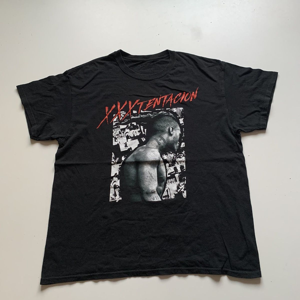 Rap Tees Vintage 2000s XXXtentacion Promo Rap Graphic T Shirt Rare Size US L / EU 52-54 / 3 - 1 Thumbnail