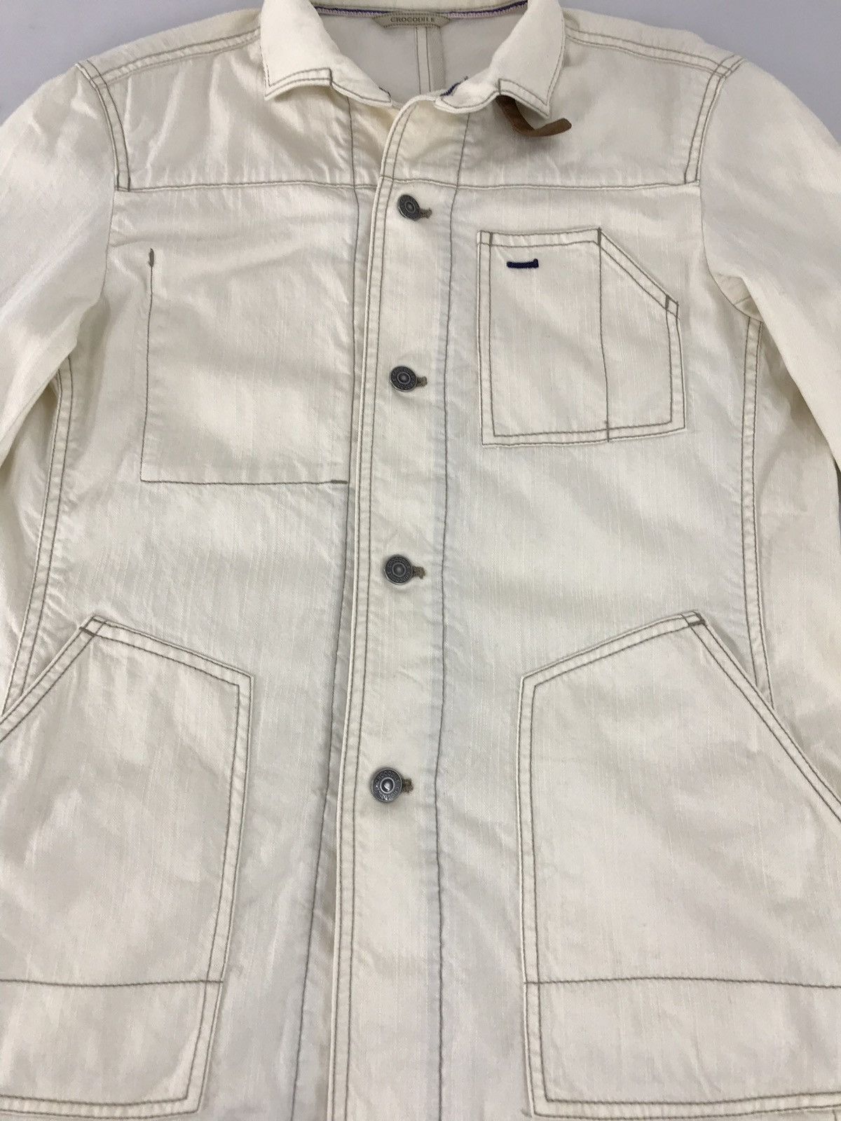 Japanese Brand Vintage Crocodile Button Pocket Tactical Classic Style Size US L / EU 52-54 / 3 - 3 Thumbnail