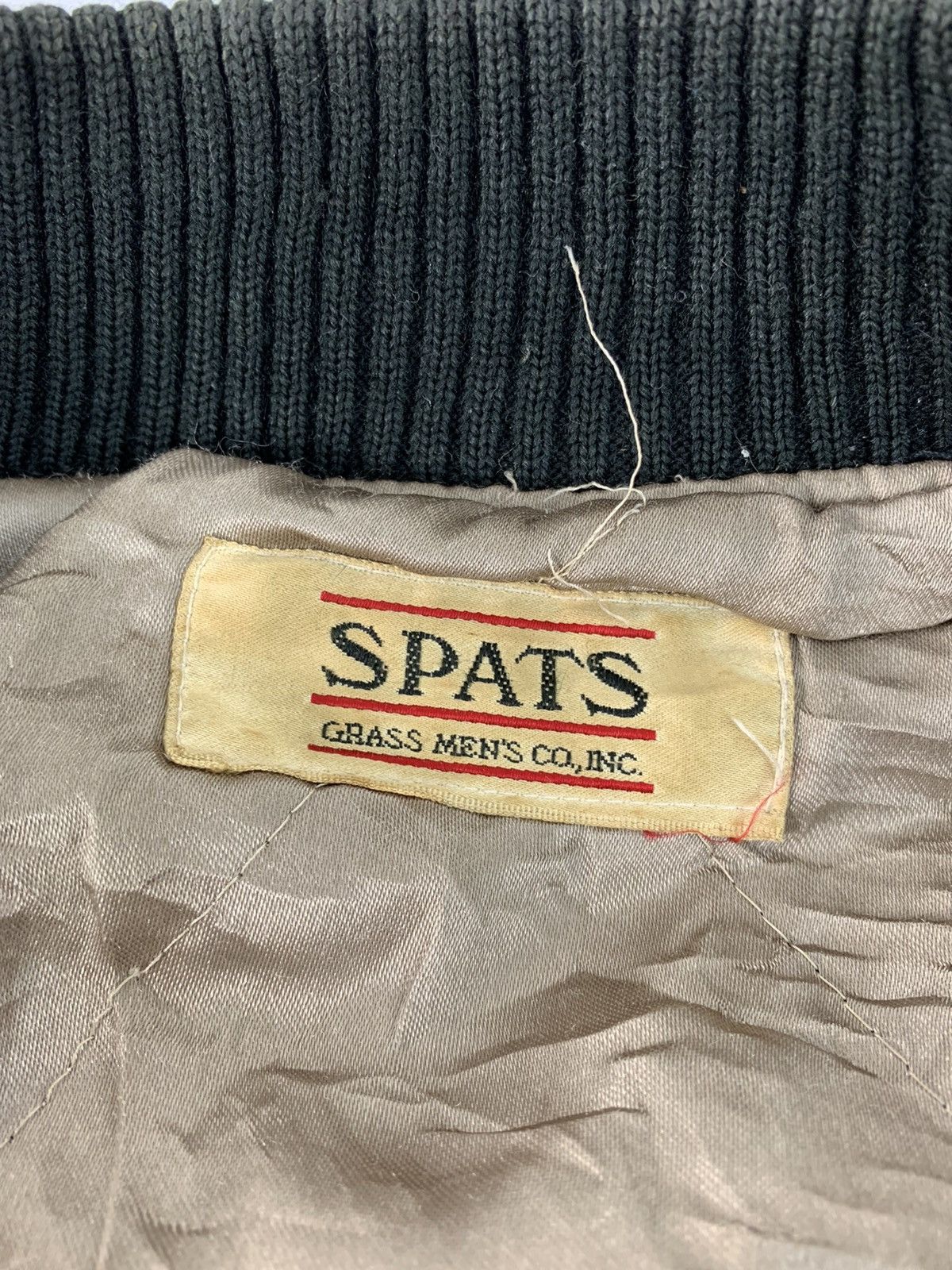 Vintage Spats Connection American Fiction Leather Sleeve Varsity Size US M / EU 48-50 / 2 - 8 Thumbnail