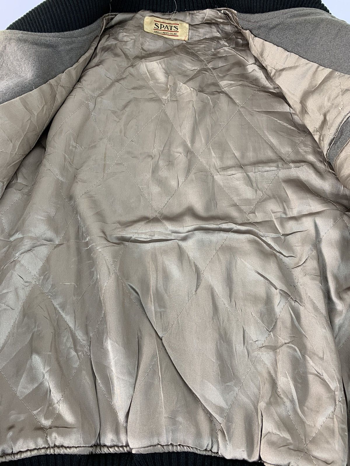 Vintage Spats Connection American Fiction Leather Sleeve Varsity Size US M / EU 48-50 / 2 - 7 Thumbnail