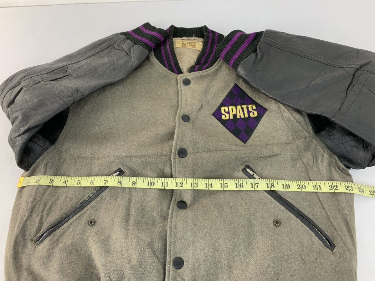 Vintage Spats Connection American Fiction Leather Sleeve Varsity Size US M / EU 48-50 / 2 - 12 Thumbnail