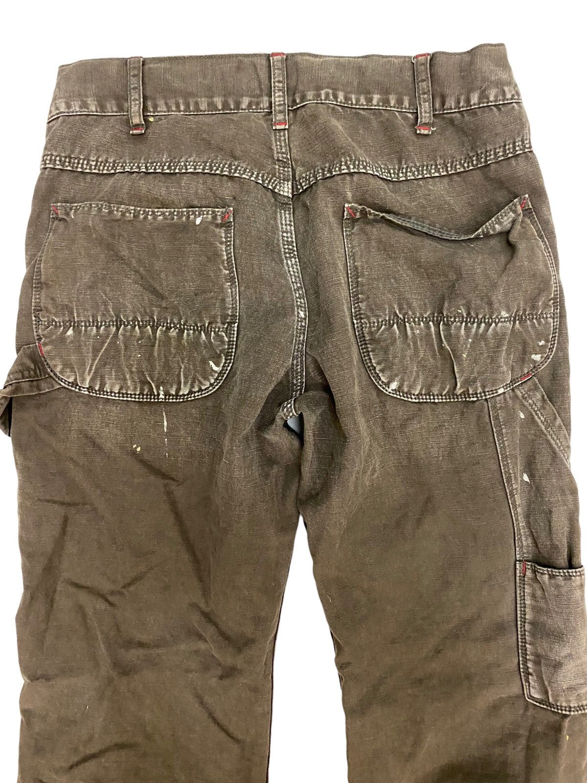 Denim & Co. × Japanese Brand Japanese Denim & Dungaree Distressed Painted Carpenter Pant Size US 30 / EU 46 - 5 Thumbnail
