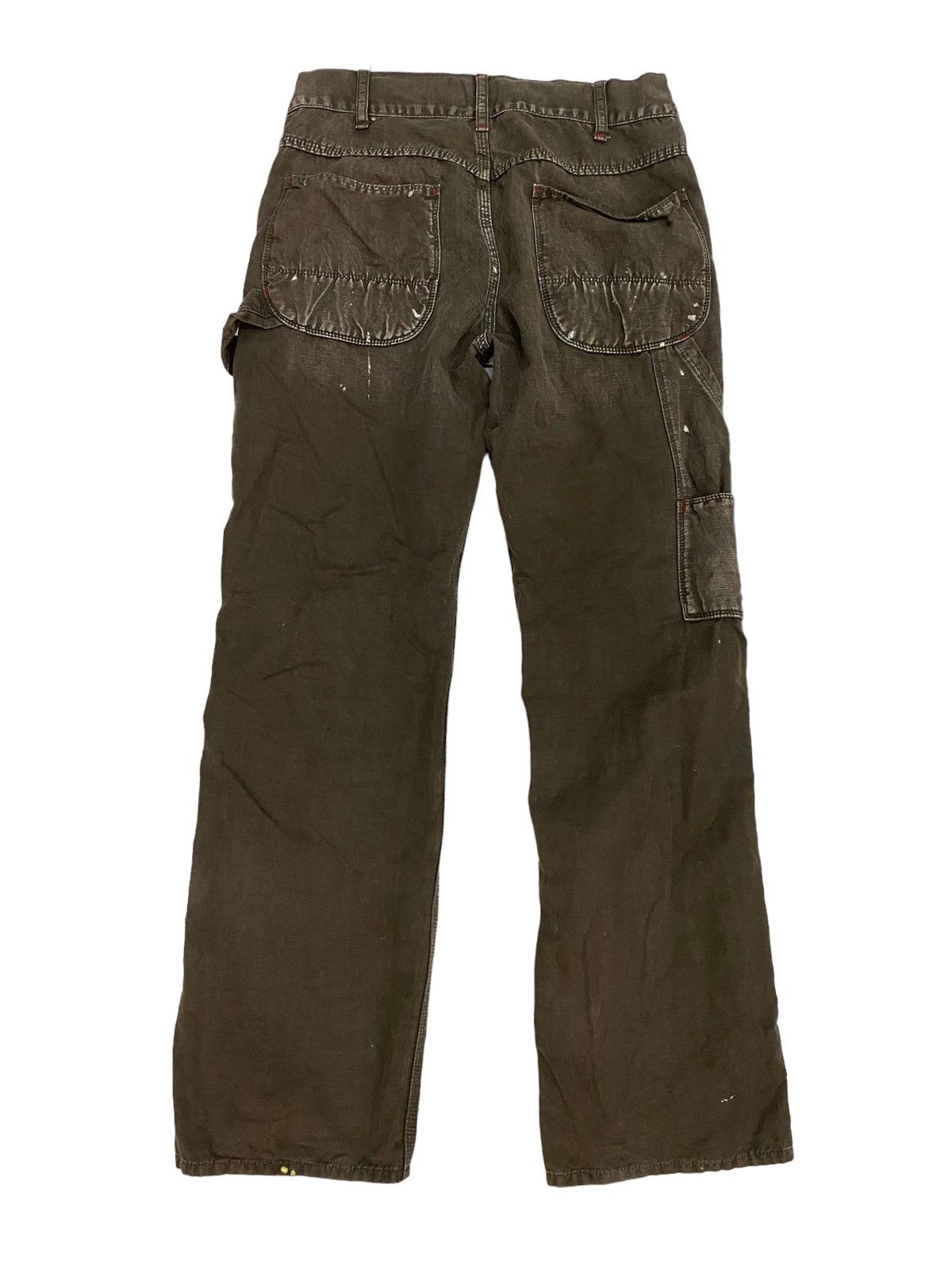 Denim & Co. × Japanese Brand Japanese Denim & Dungaree Distressed Painted Carpenter Pant Size US 30 / EU 46 - 4 Thumbnail