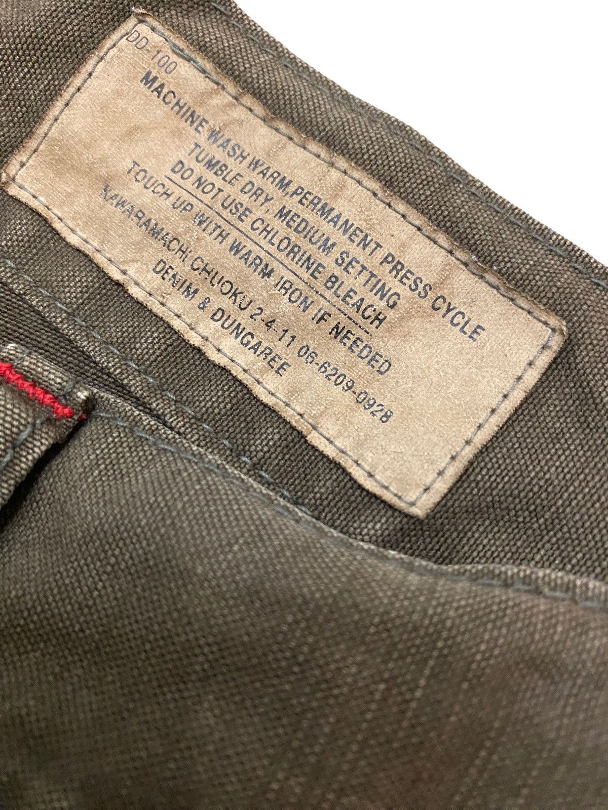 Denim & Co. × Japanese Brand Japanese Denim & Dungaree Distressed Painted Carpenter Pant Size US 30 / EU 46 - 7 Thumbnail