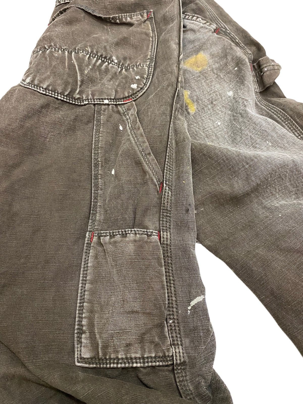 Denim & Co. × Japanese Brand Japanese Denim & Dungaree Distressed Painted Carpenter Pant Size US 30 / EU 46 - 6 Thumbnail