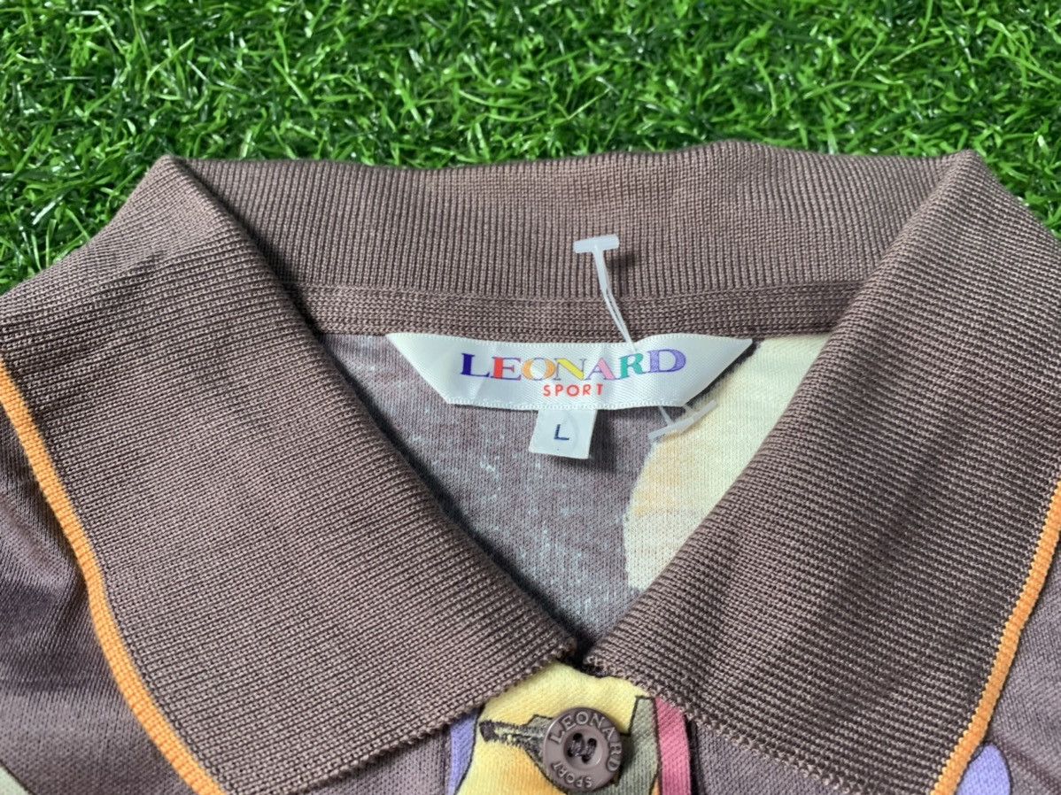 Leonard Paris × Vintage Leonard Sport Golf Classic All Over Printed Polo Tee Size M / US 6-8 / IT 42-44 - 3 Thumbnail