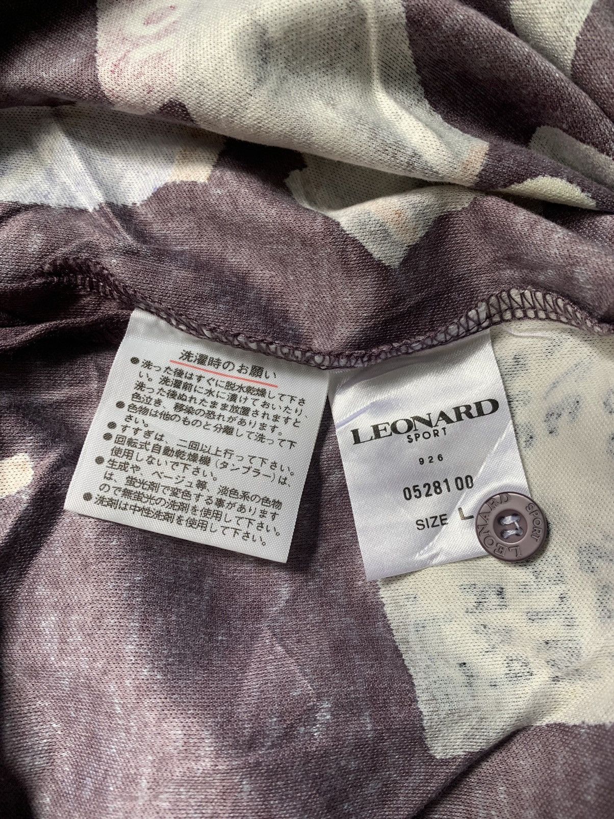 Leonard Paris × Vintage Leonard Sport Golf Classic All Over Printed Polo Tee Size M / US 6-8 / IT 42-44 - 2 Thumbnail