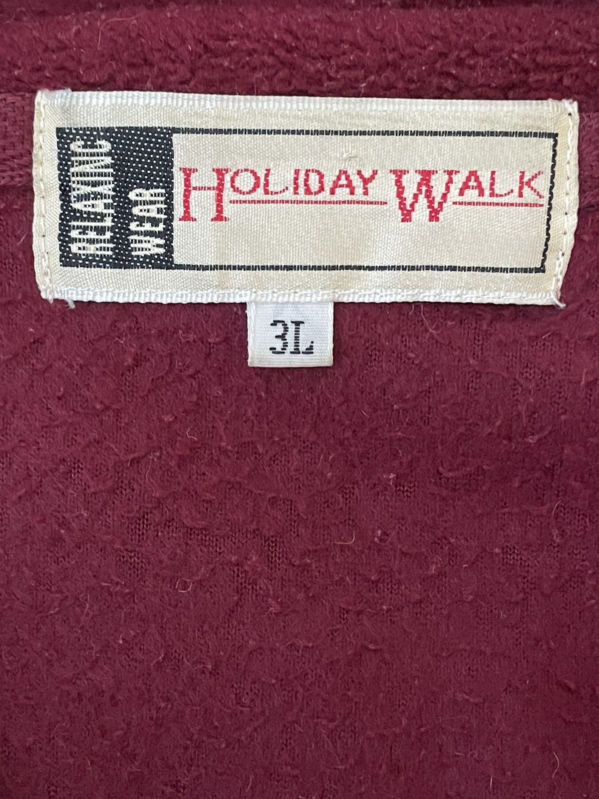 Japanese Brand × Vintage VINTAGE HOLIDAY WALK FLEECE JACKET Size US XXL / EU 58 / 5 - 5 Thumbnail
