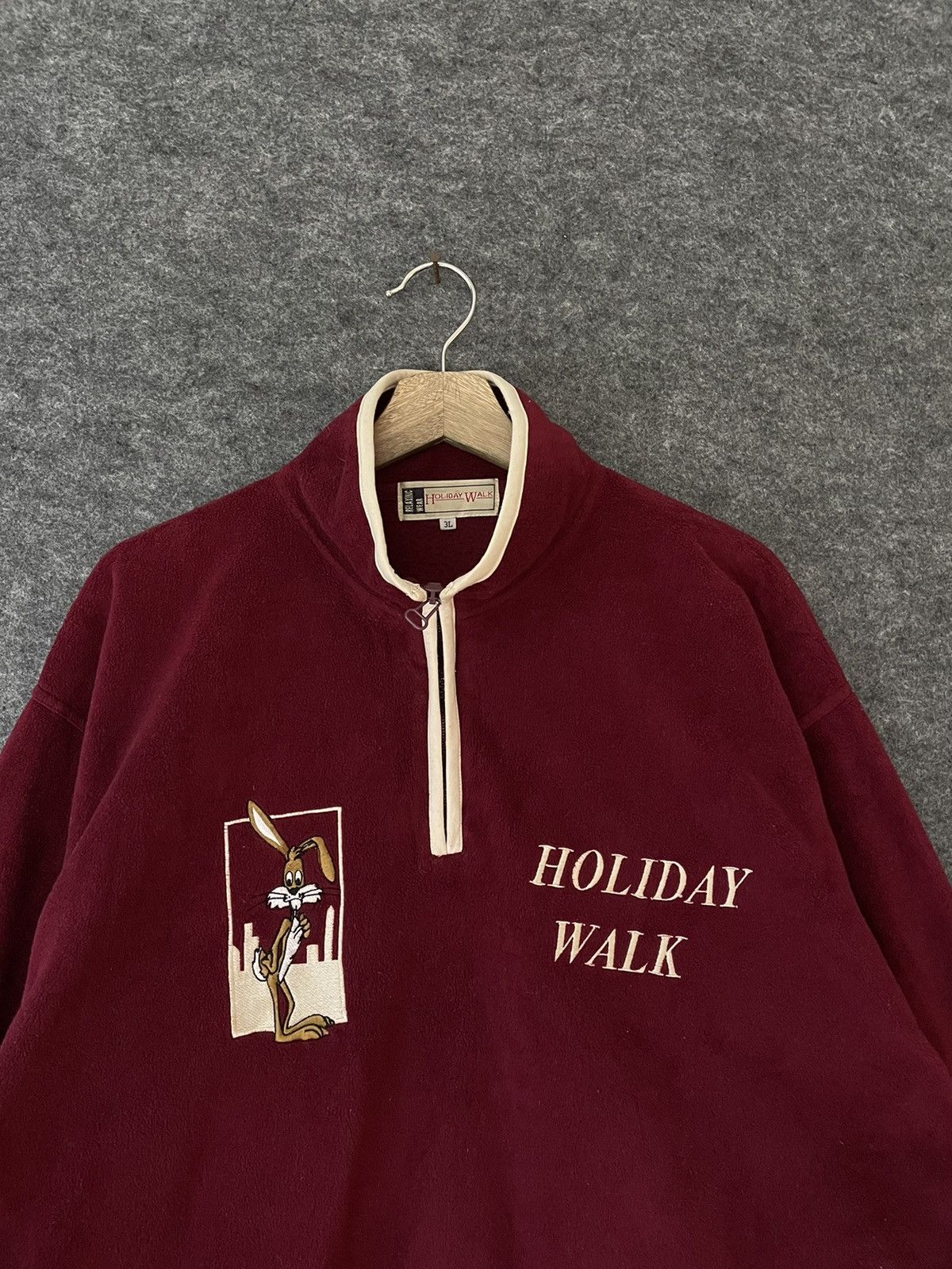 Japanese Brand × Vintage VINTAGE HOLIDAY WALK FLEECE JACKET Size US XXL / EU 58 / 5 - 2 Thumbnail