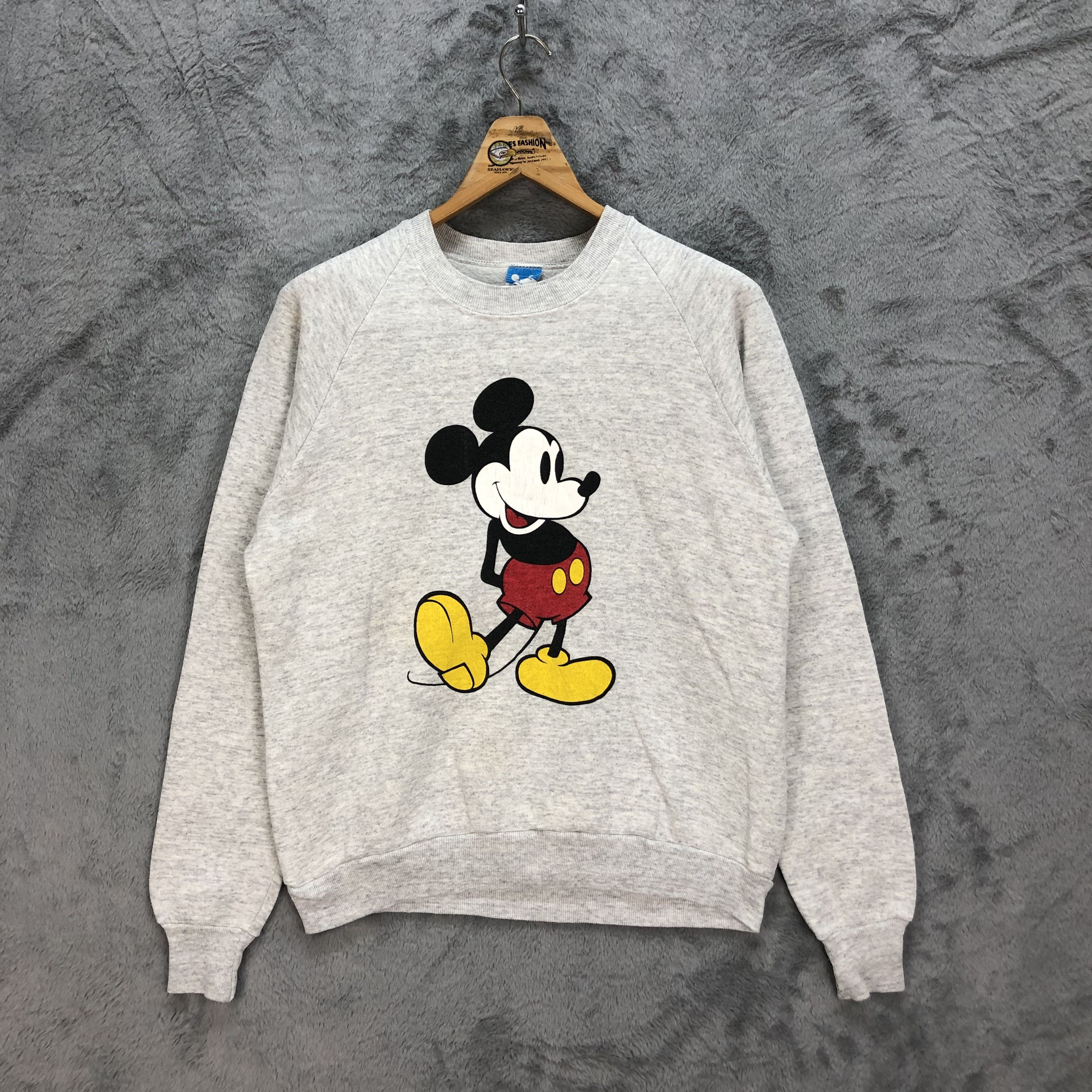 Disney Vintage Disney Mickey Mouse Big Logo Sweatshirt #5439-190 Size US L / EU 52-54 / 3 - 1 Thumbnail