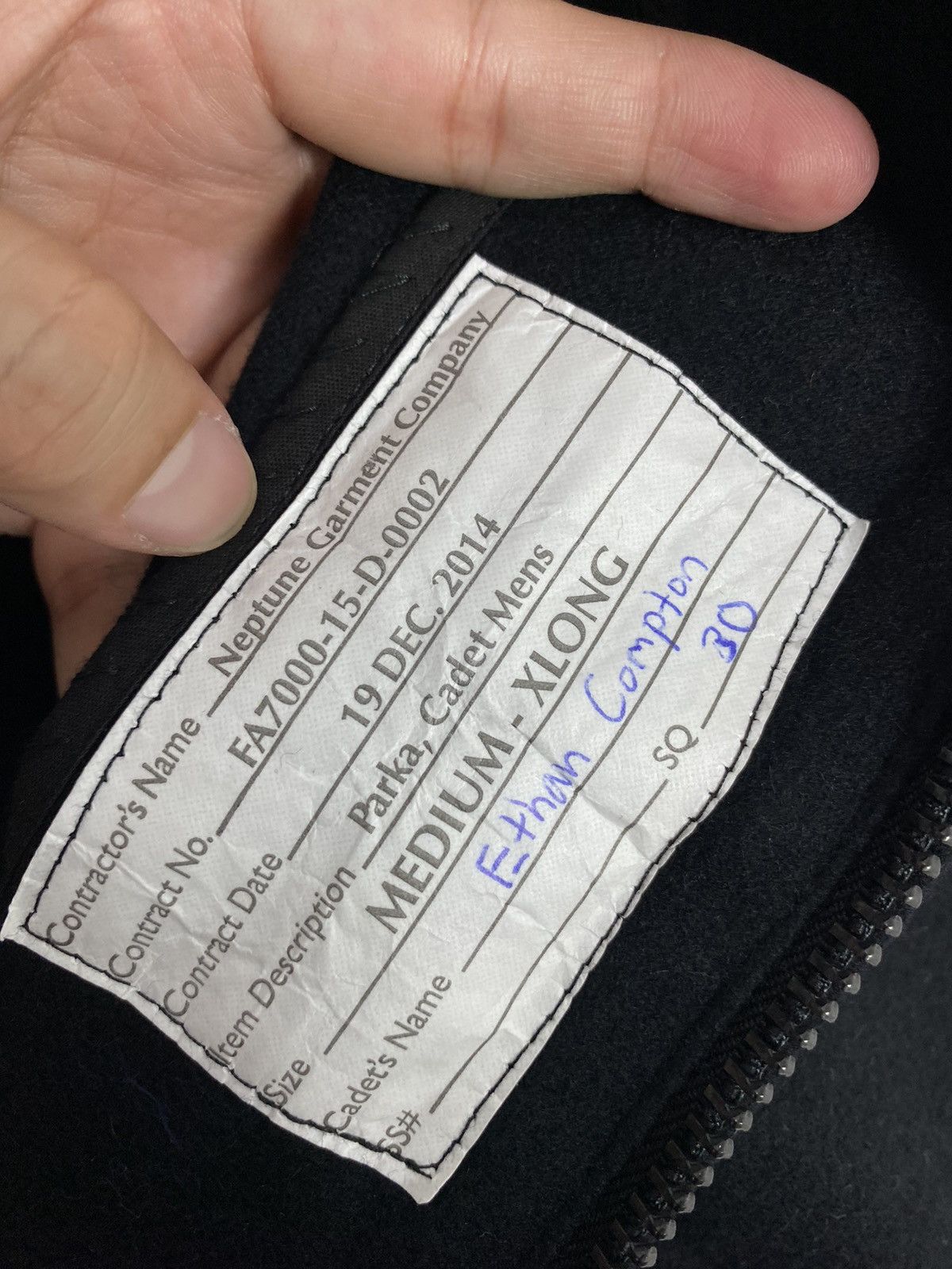 Vintage Rare‼️ Vintage Usafa Wool Parka Cadet Hoodie Comton Size US M / EU 48-50 / 2 - 5 Thumbnail