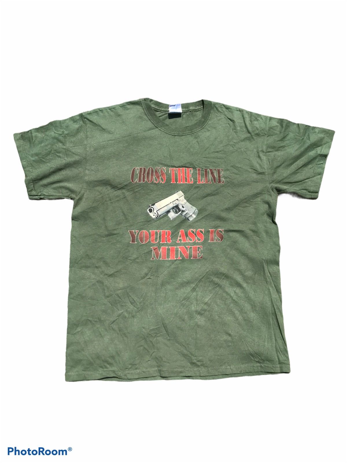 Grailed × Vintage Cross The Line Your Ass is Mine Tee Size US M / EU 48-50 / 2 - 1 Thumbnail