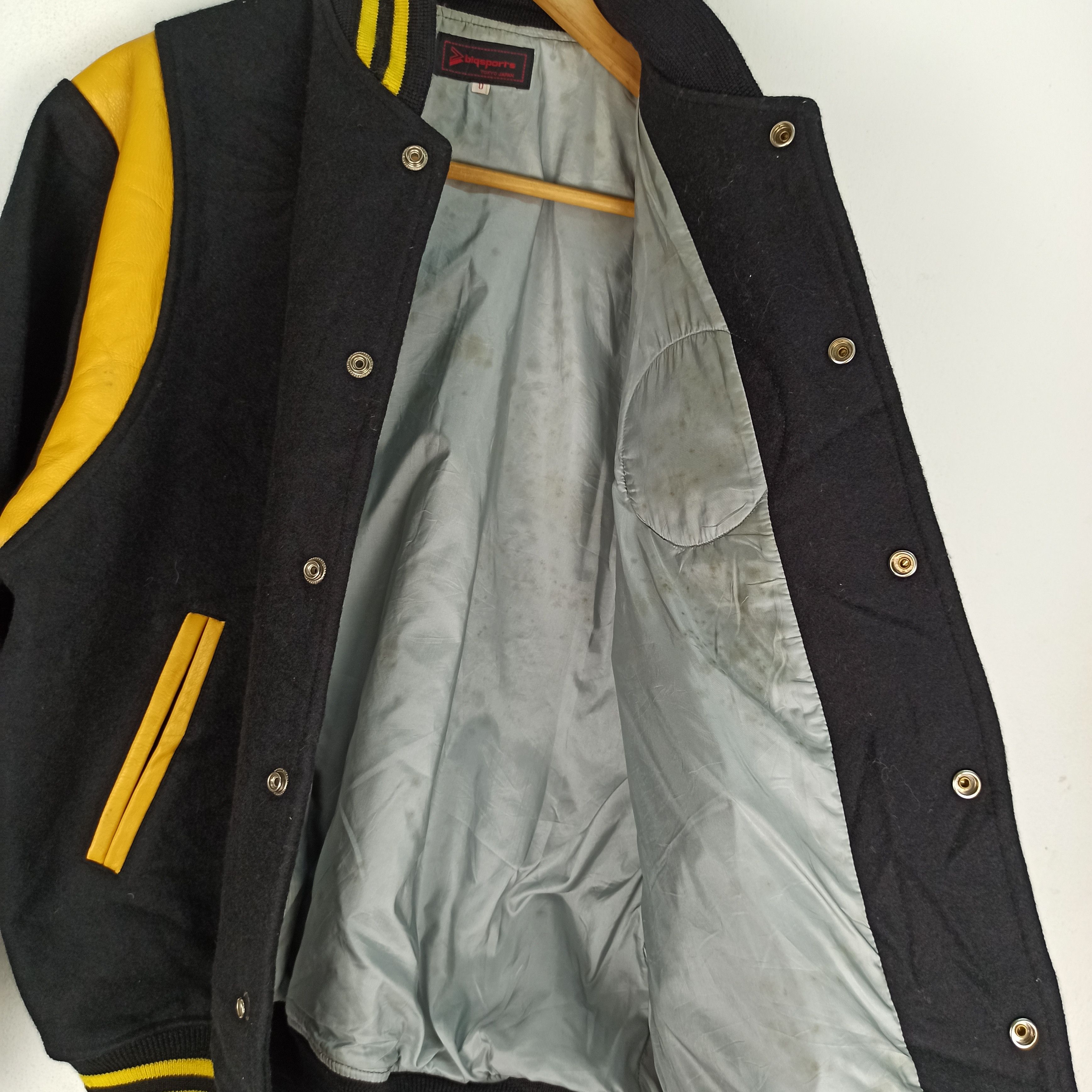 Japanese Brand Vintage Varsity Jacket Leather Rugby club Japanese Brand Size US M / EU 48-50 / 2 - 13 Thumbnail
