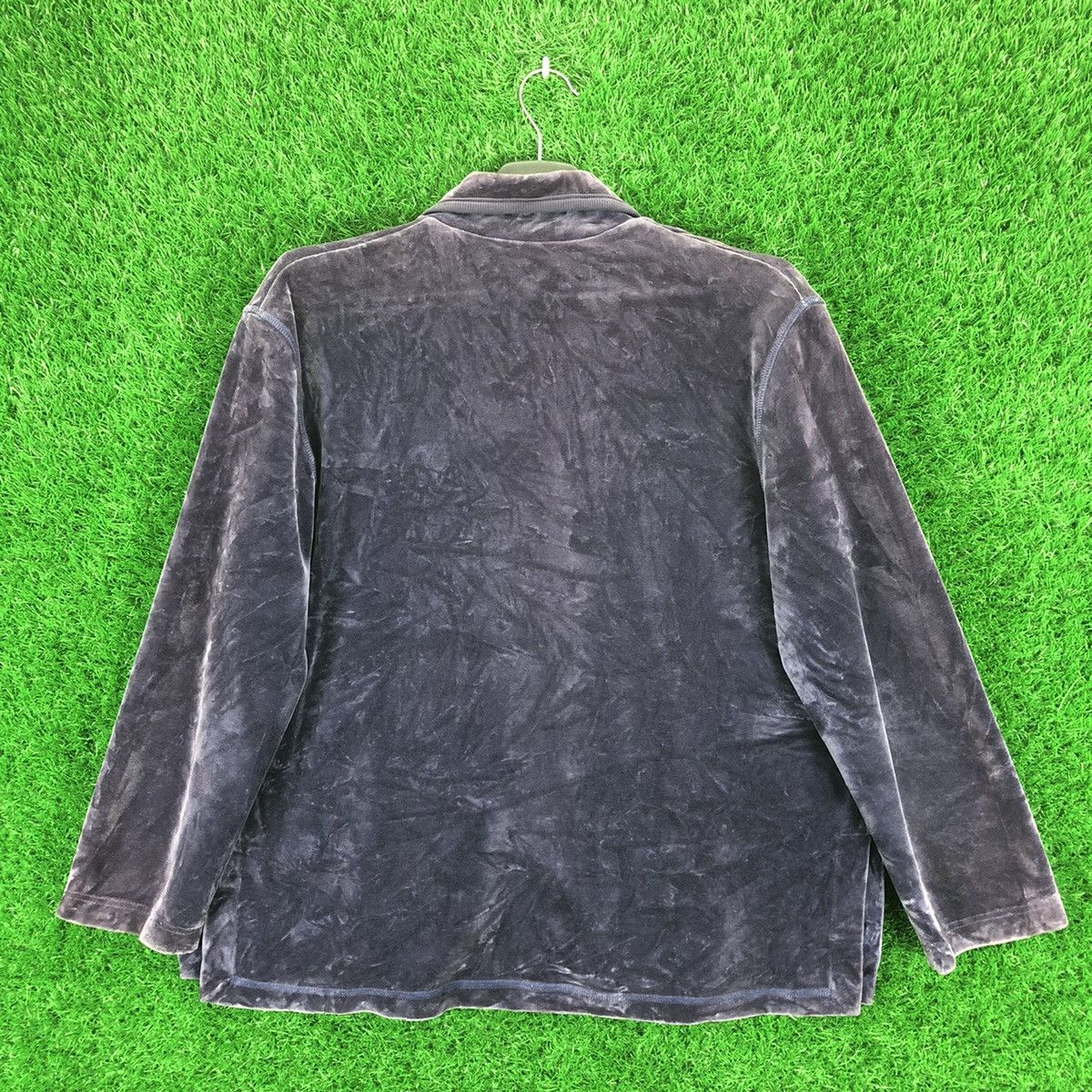 Sonia Rykiel Vintage 90's Sonia Rykiel Paris Velvet Coat Double Breasted Size S / US 4 / IT 40 - 4 Thumbnail