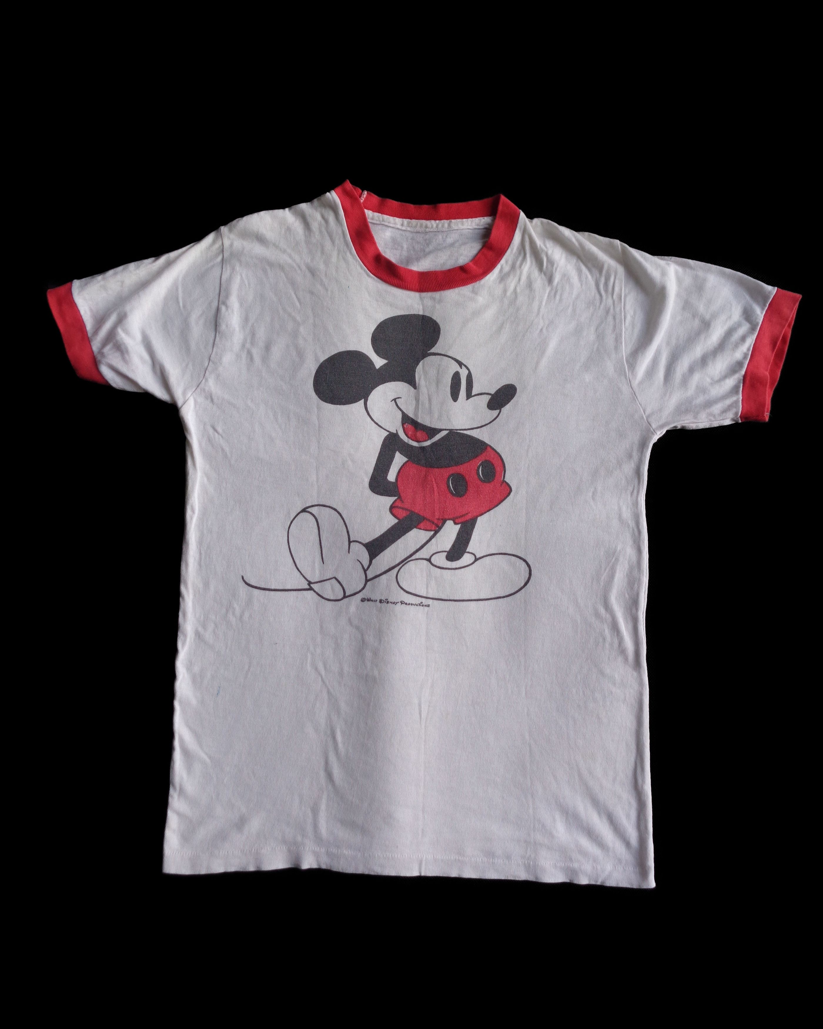 Disney × Mickey Mouse × Vintage Vintage Mickey Ringer T-Shirt Modifier Size US S / EU 44-46 / 1 - 2 Thumbnail