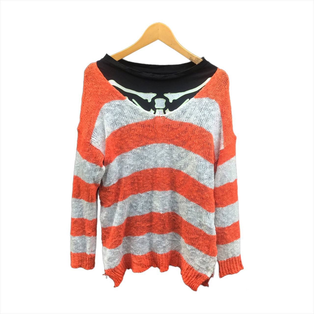 20471120 × Beauty Beast × Japanese Brand Need Gone🔥 japanese Brand kurt cocain style Knit Sweater Size US M / EU 48-50 / 2 - 1 Thumbnail