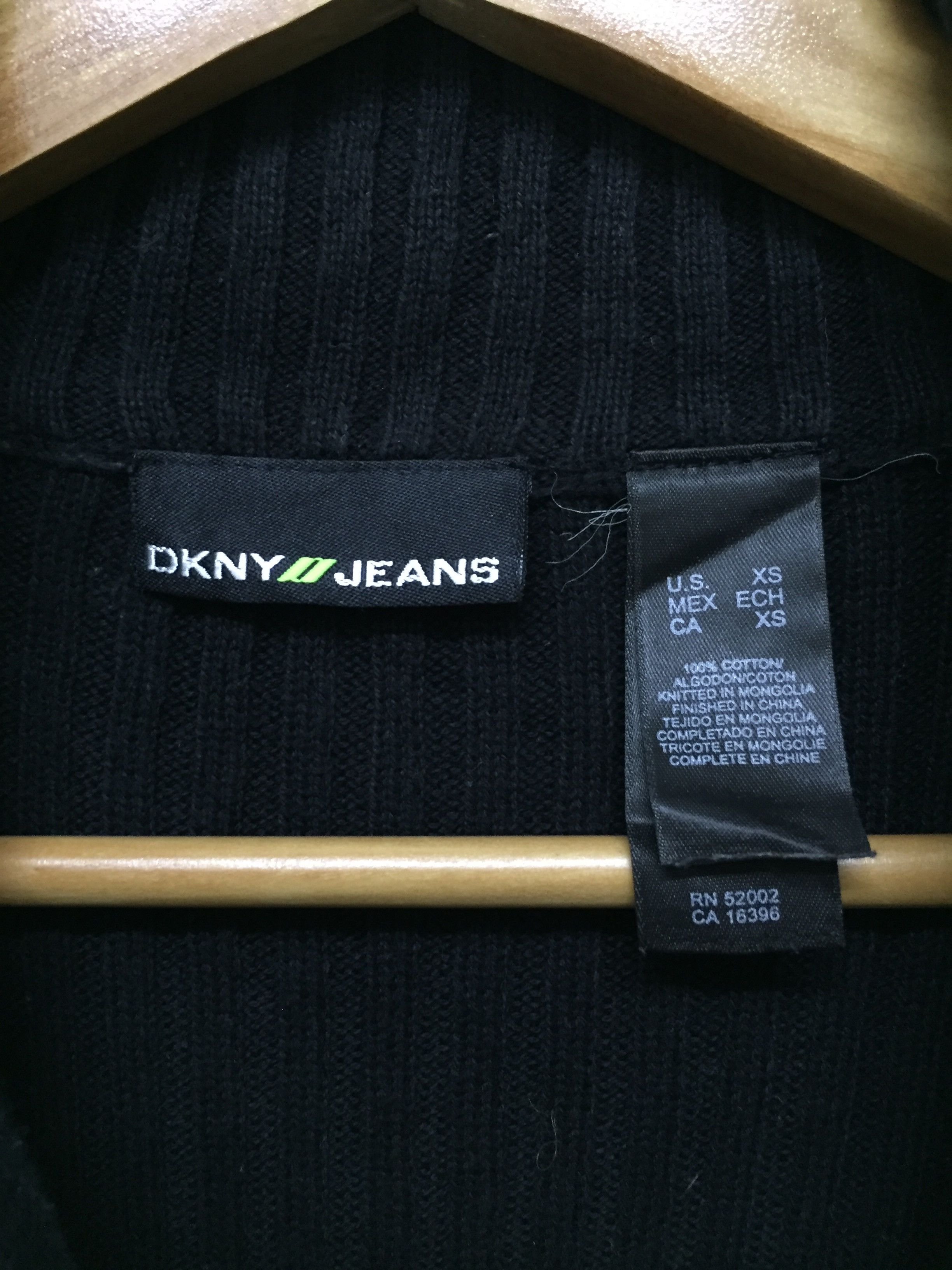 DKNY Vtg DKNY USA railroad knit Size S / US 4 / IT 40 - 6 Thumbnail