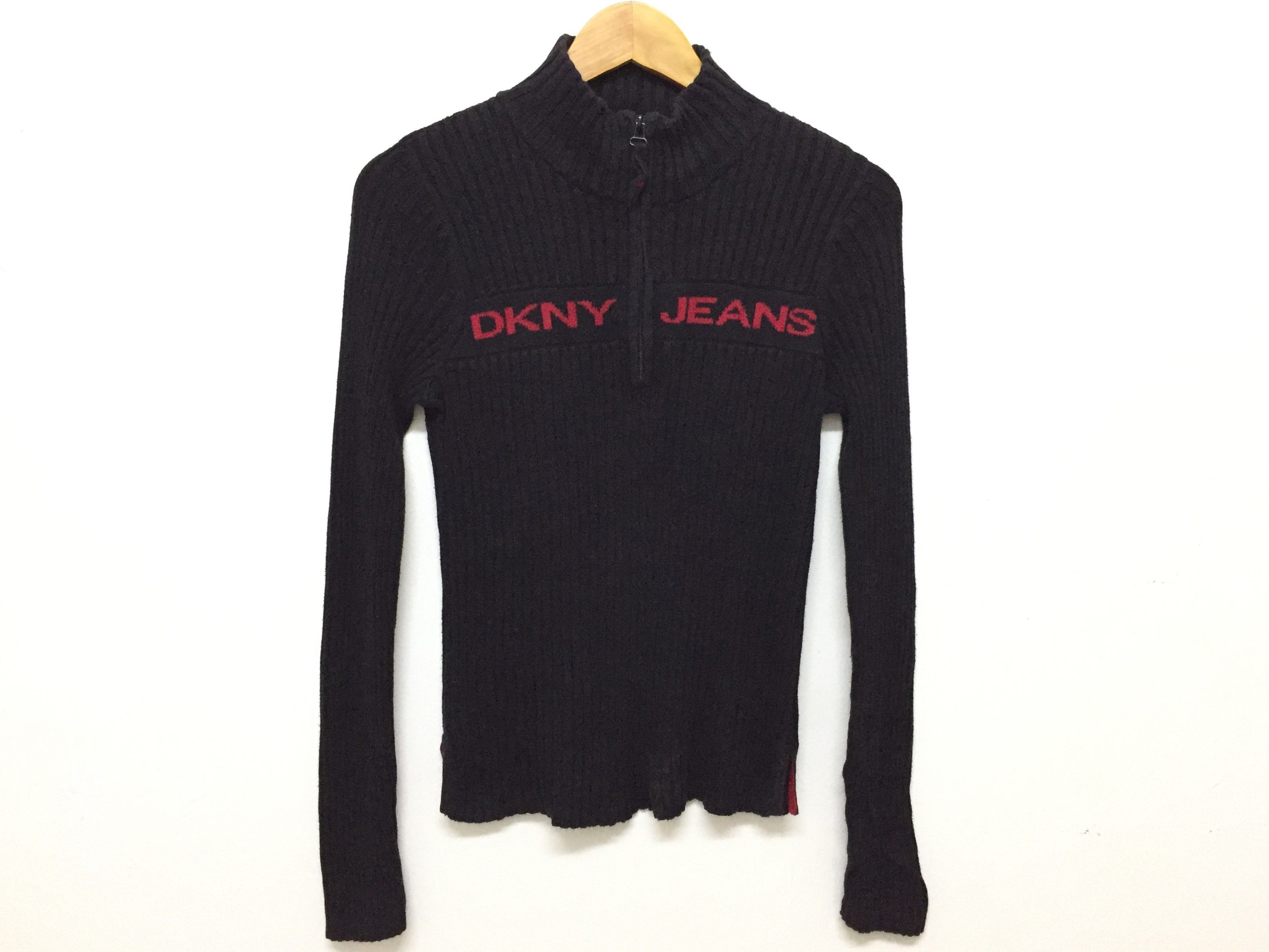 DKNY Vtg DKNY USA railroad knit Size S / US 4 / IT 40 - 1 Thumbnail