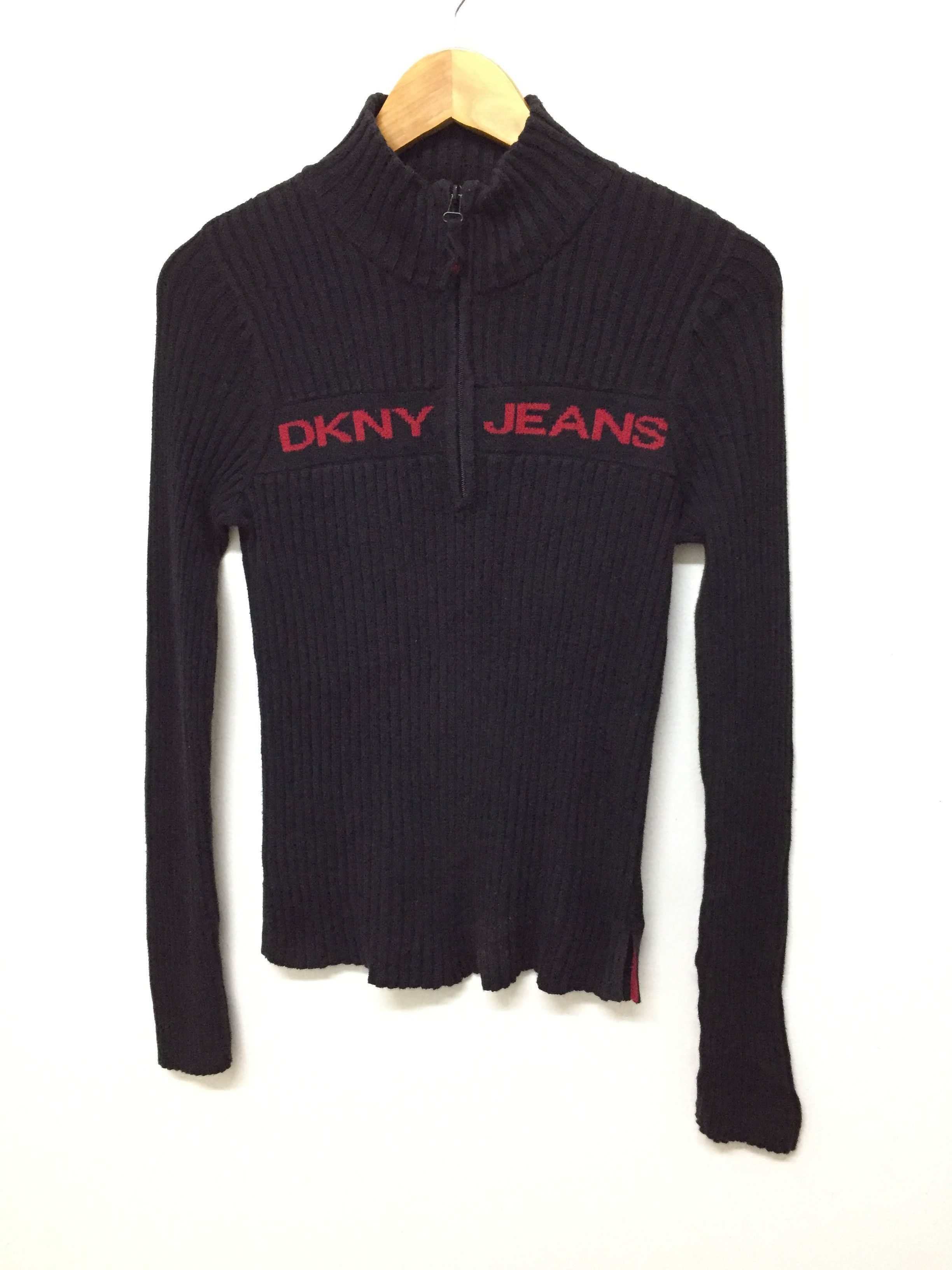 DKNY Vtg DKNY USA railroad knit Size S / US 4 / IT 40 - 2 Thumbnail