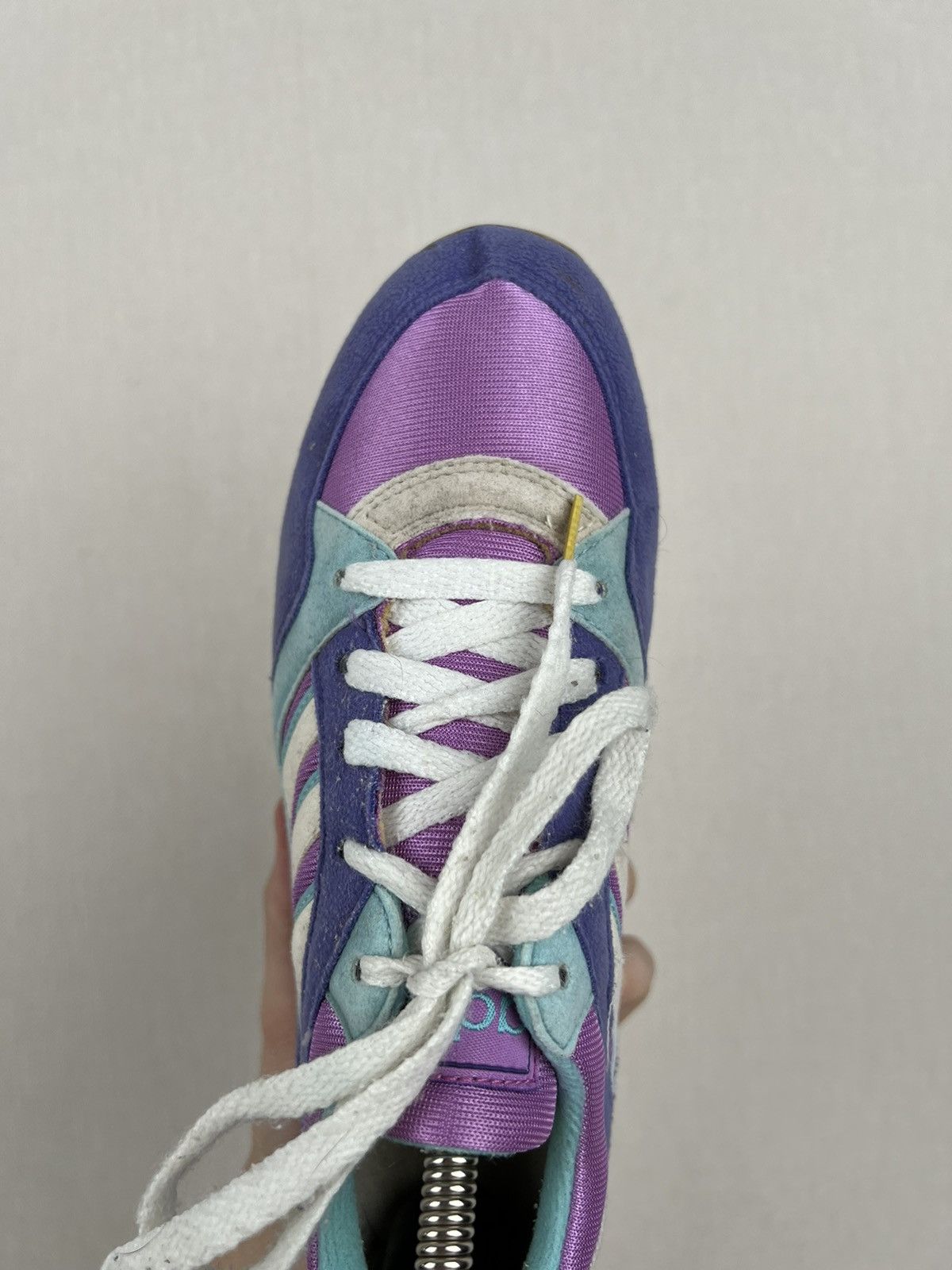 Adidas Vintage Adidas Trainers Sneakers Purple Pink 1992 Size US 6 / EU 39 - 6 Thumbnail