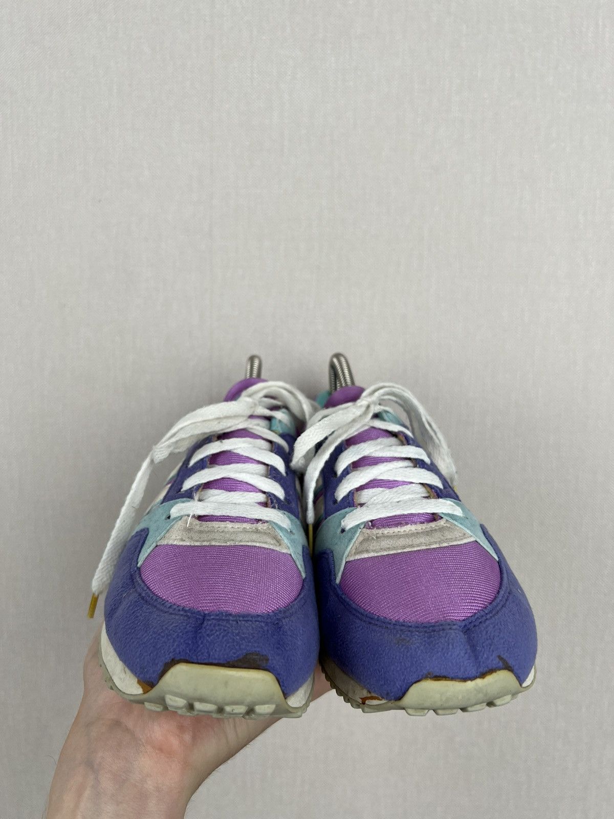 Adidas Vintage Adidas Trainers Sneakers Purple Pink 1992 Size US 6 / EU 39 - 17 Thumbnail