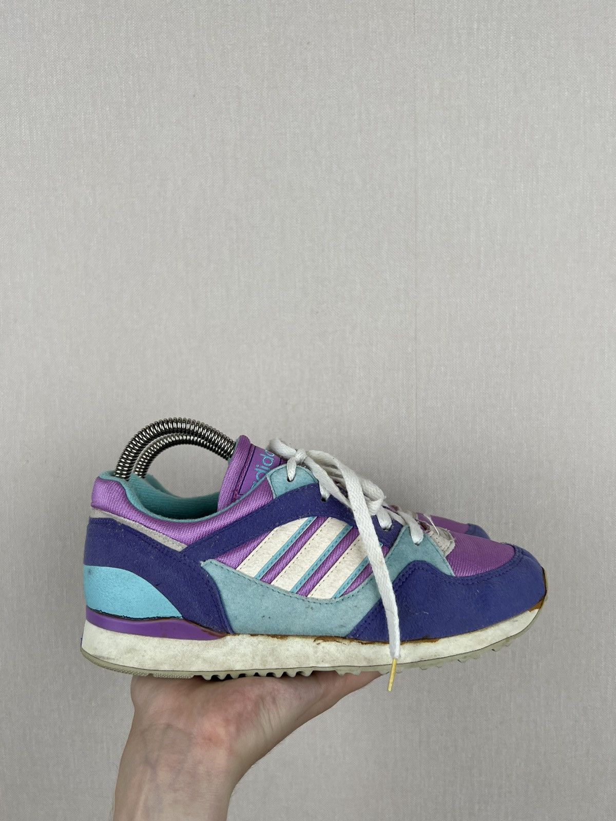 Adidas Vintage Adidas Trainers Sneakers Purple Pink 1992 Size US 6 / EU 39 - 19 Thumbnail