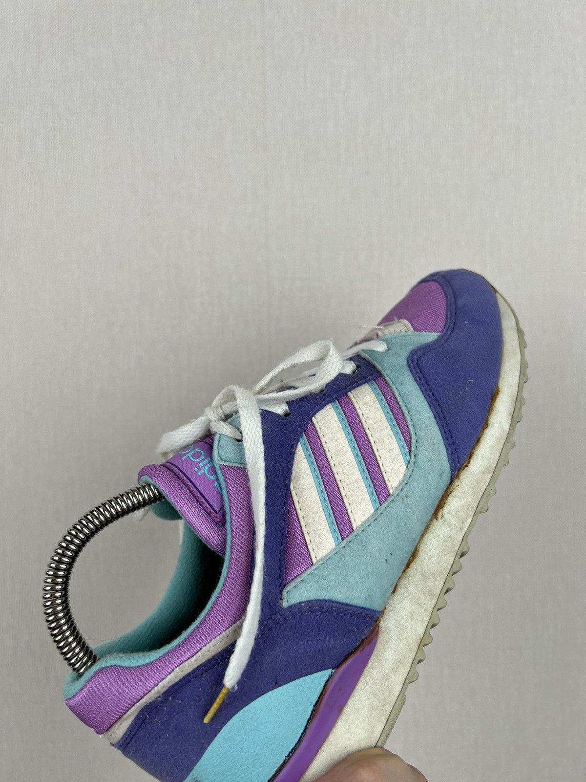 Adidas Vintage Adidas Trainers Sneakers Purple Pink 1992 Size US 6 / EU 39 - 11 Thumbnail
