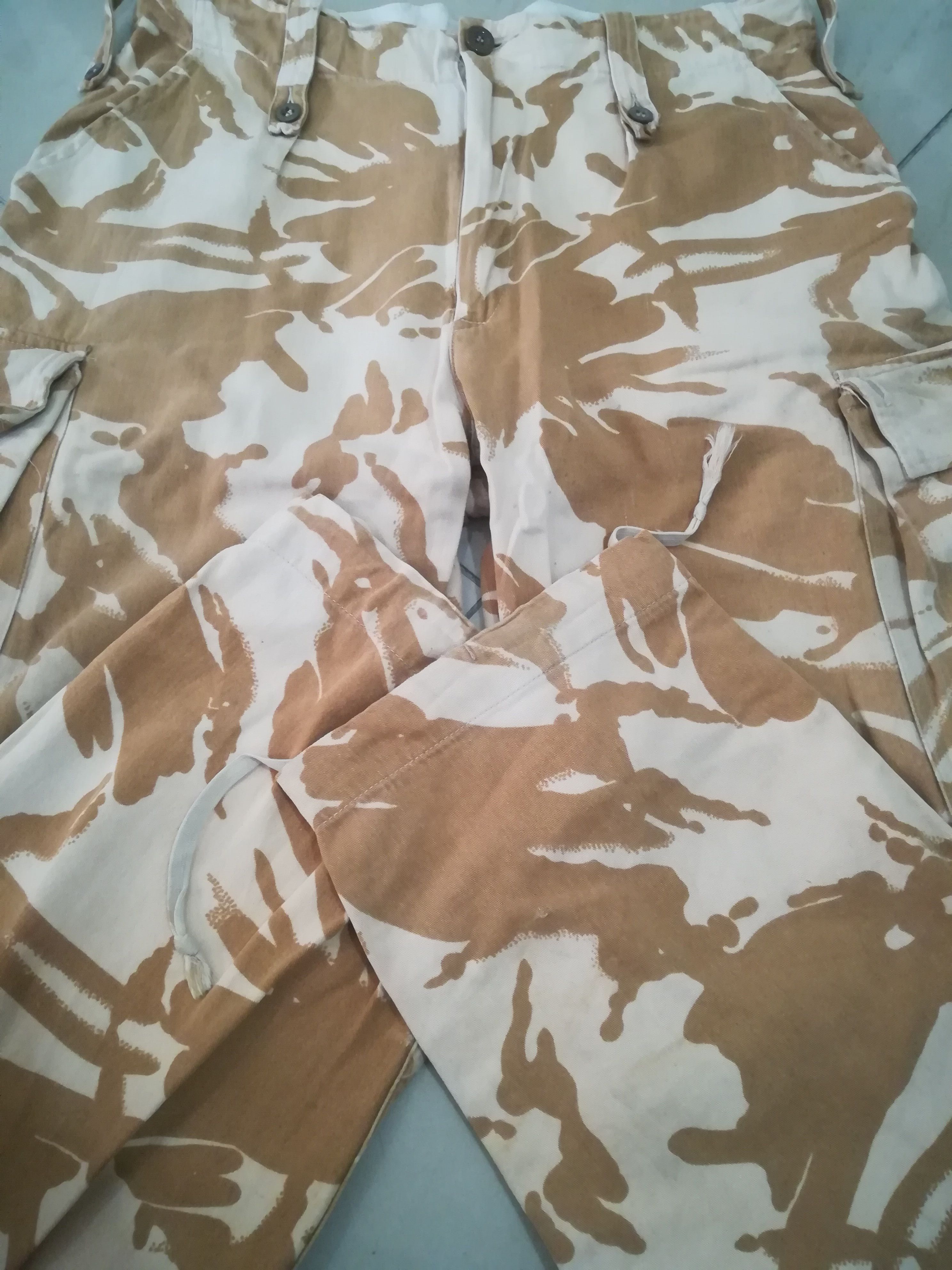 Other Vintage British Army Desert Camo Trousers Pants Size US 33 - 3 Thumbnail