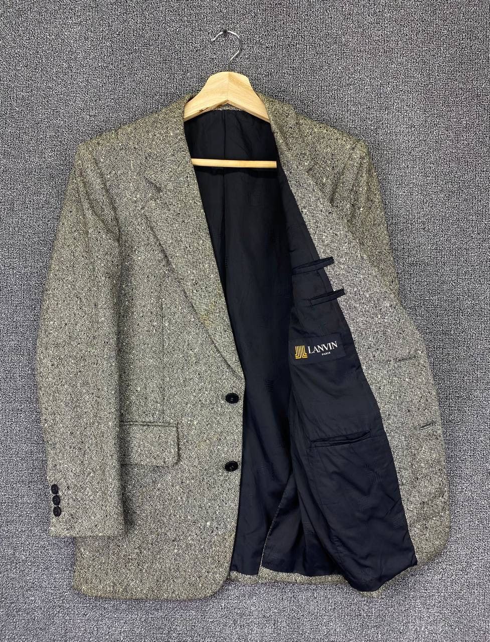 Lanvin Vintage Lanvin Paris Designer Wool Blazers Coats Jacket Size S / US 4 / IT 40 - 5 Thumbnail