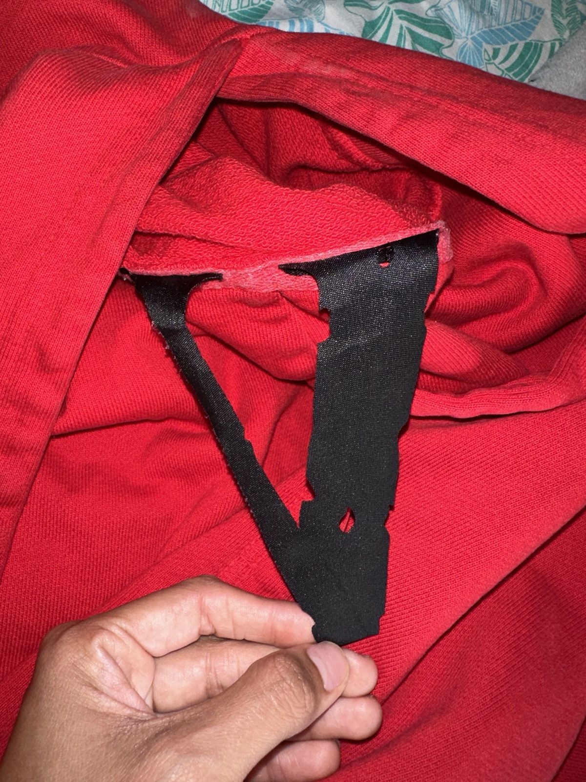 Vlone Black V Panther Hoodie - Red Size: S Size US S / EU 44-46 / 1 - 3 Thumbnail