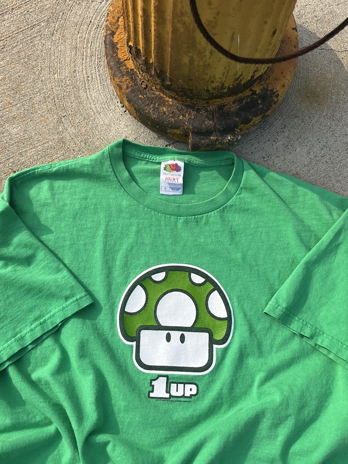 Nintendo × Vintage © 2003 NINTENDO SUPER MARIO “1-UP MUSHROOMS” T-SHIRT Size US XL / EU 56 / 4 - 1 Thumbnail