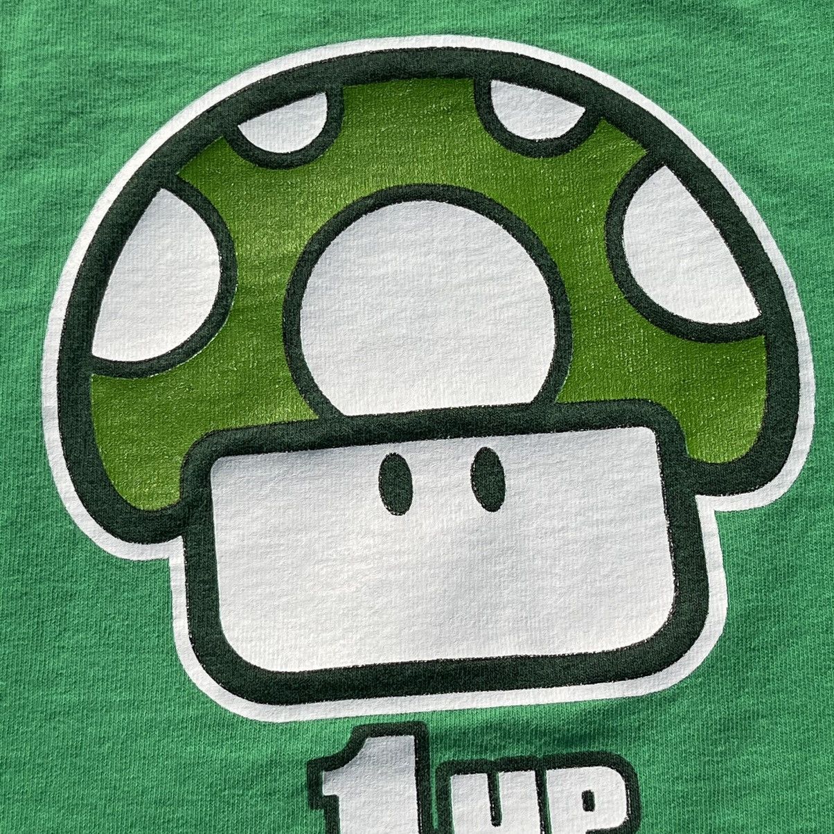 Nintendo × Vintage © 2003 NINTENDO SUPER MARIO “1-UP MUSHROOMS” T-SHIRT Size US XL / EU 56 / 4 - 8 Thumbnail