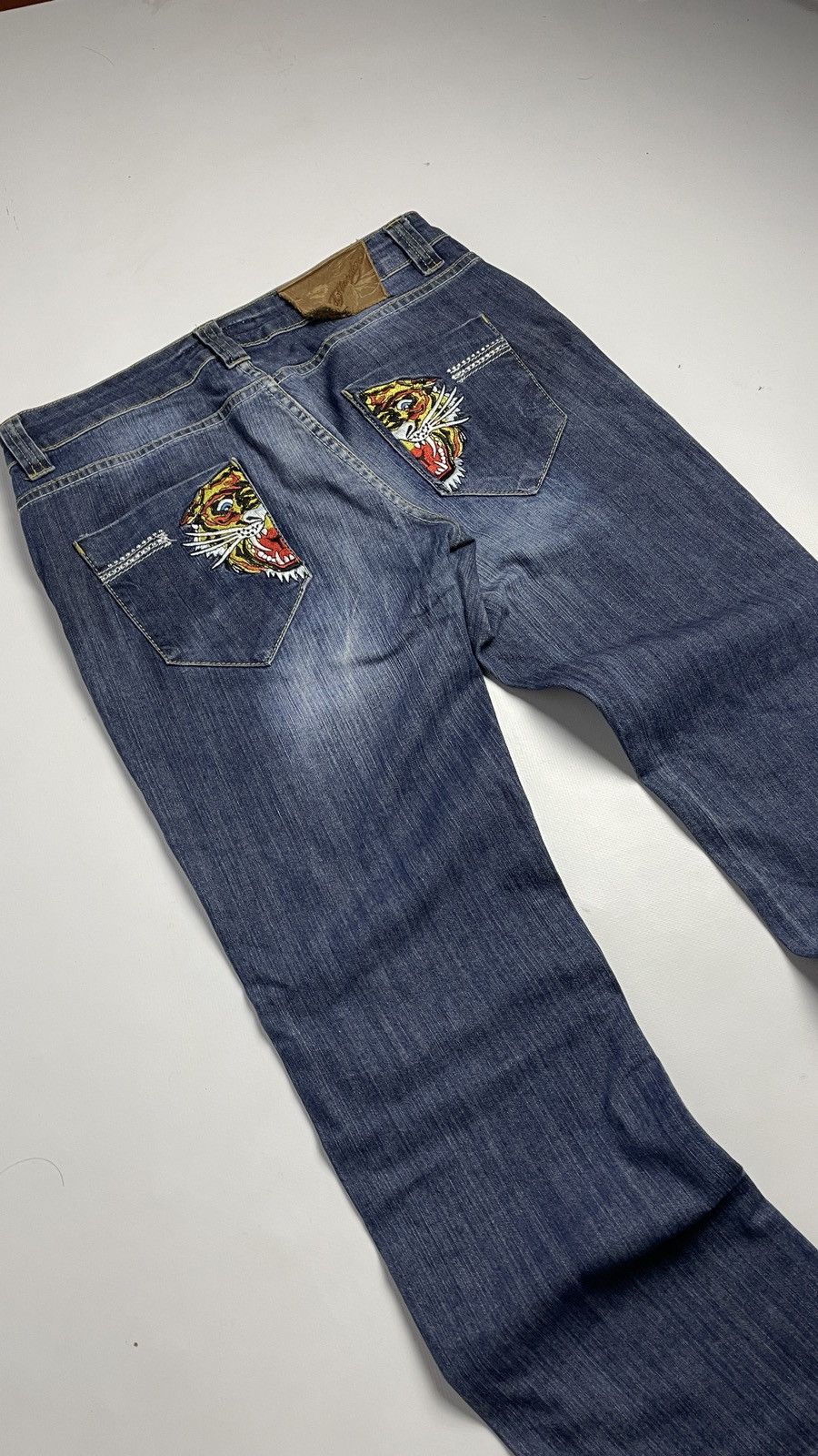 Vintage Ed Hardy Jeans Denim Christian Audigier Tiger