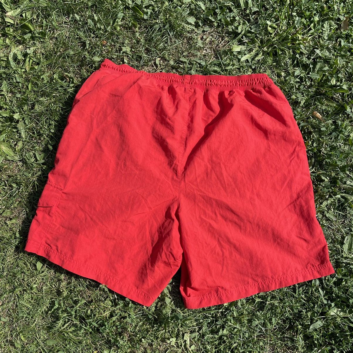 Vintage Vintage 90s Adidas Nylon Shorts Striped Logo Baggy Y2K 36 Size US 36 / EU 52 - 6 Thumbnail