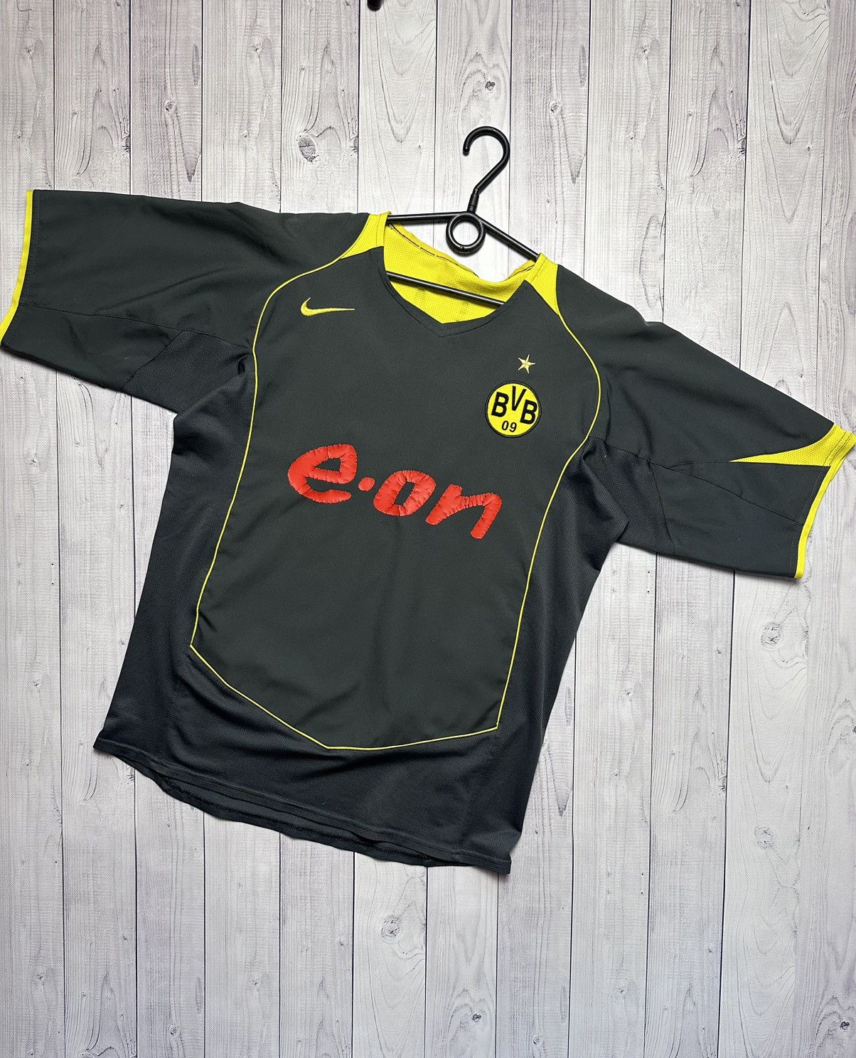 Vintage Nike Borussia Dortmund 14 Smolarek soccer jersey S/M