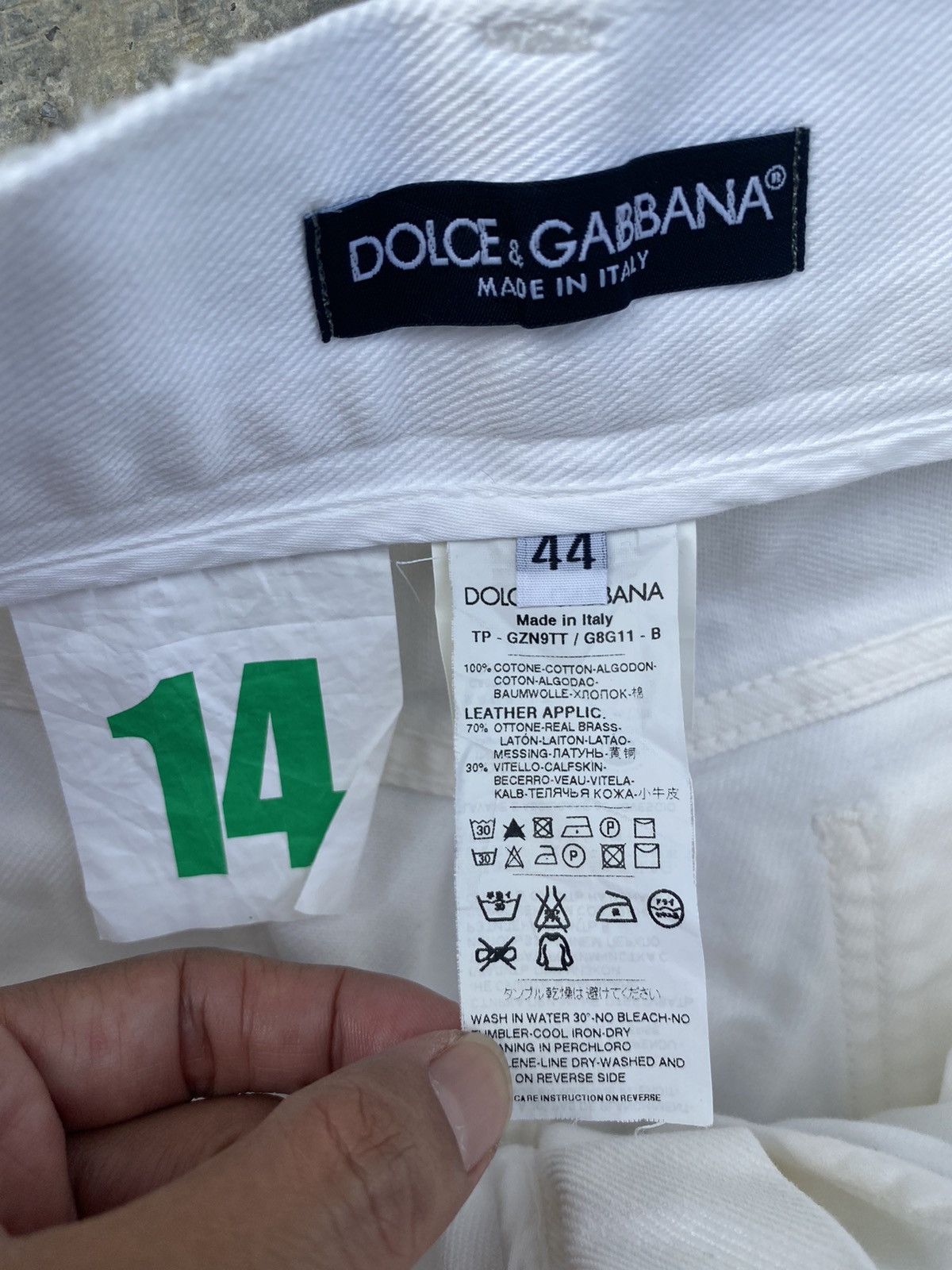 Dolce & Gabbana VINTAGE DOLCE & GABBANA DISTRESSED PUNK COWBOY RAVE GORPCORE Size US 30 / EU 46 - 9 Thumbnail