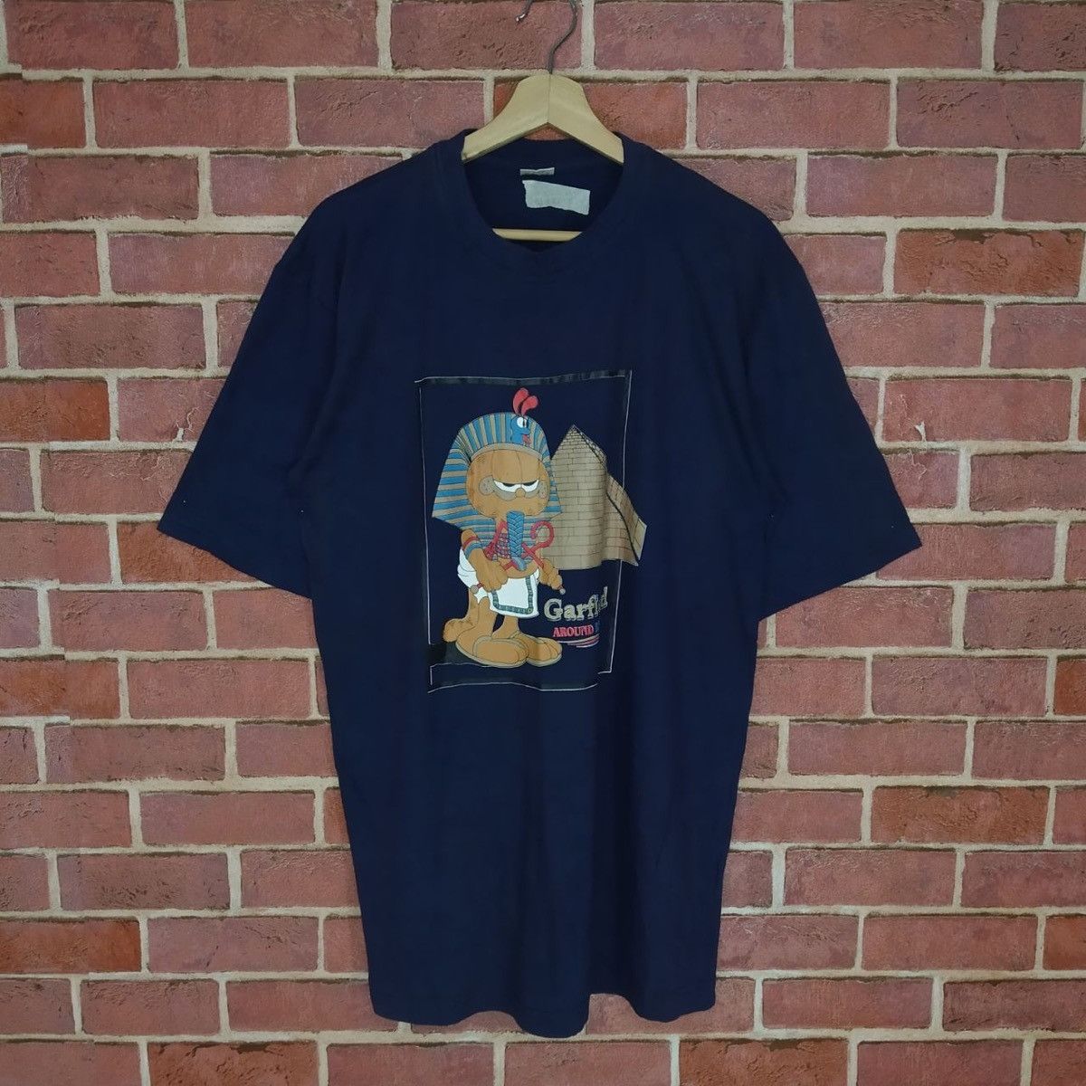 Cartoon Network Vintage Garfield Around Egypt Comics Cartoon Promo Shirt Size US L / EU 52-54 / 3 - 1 Thumbnail