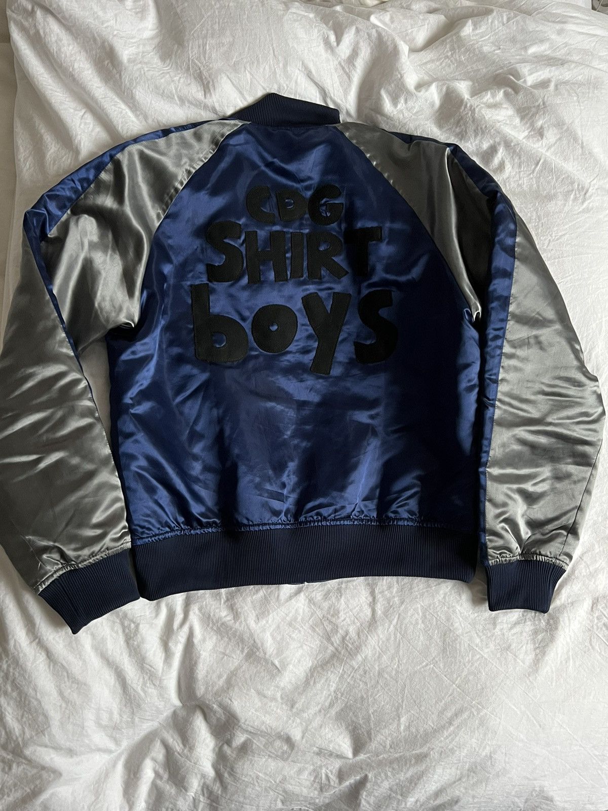 Comme des Garcons CDG Shirt Boys Bomber Satin Size US XL / EU 56 / 4 - 1 Thumbnail